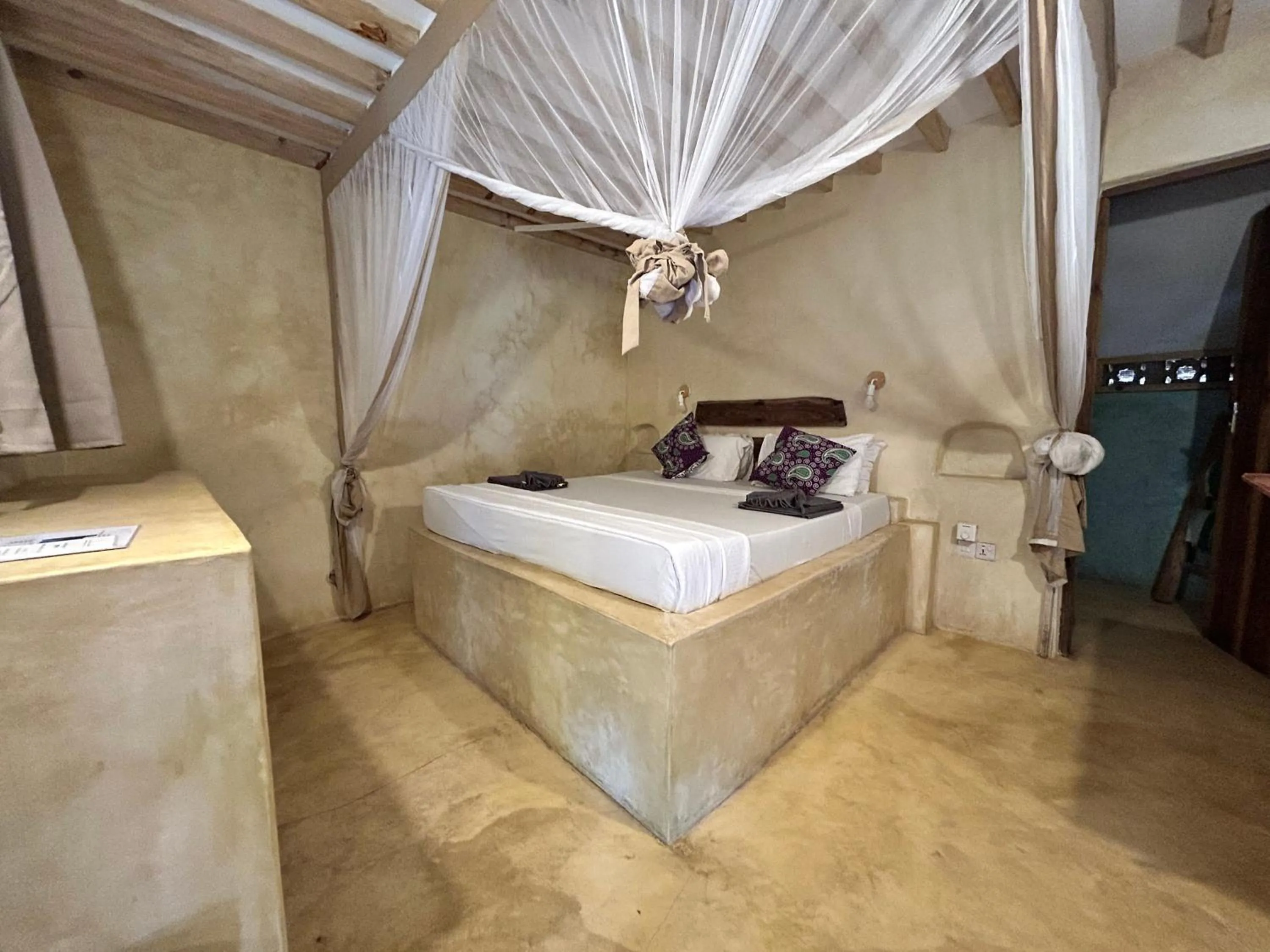 Bedroom, Bed in Bahari Beach Bungalows