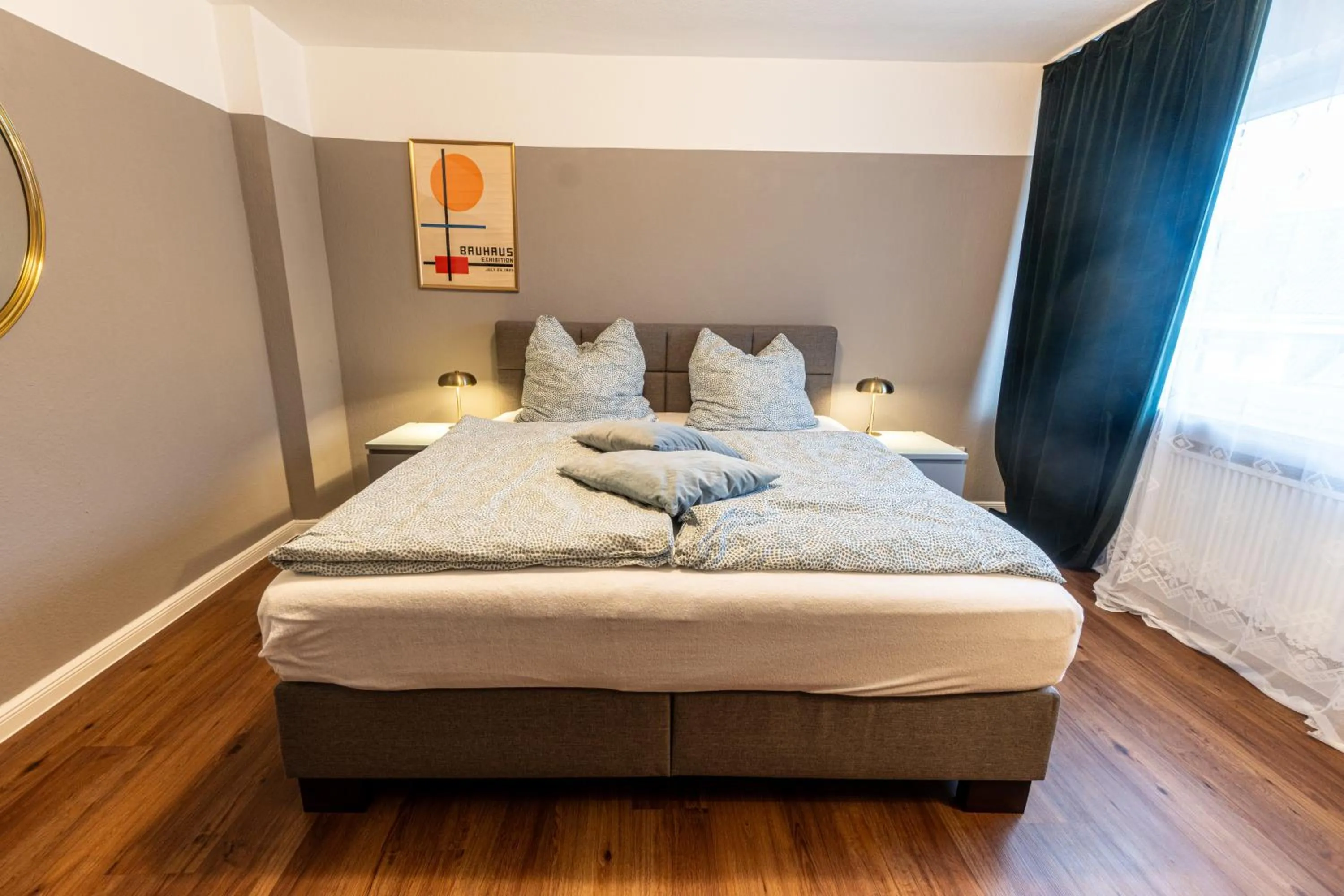 Bed in Hotel Ziegenhagen