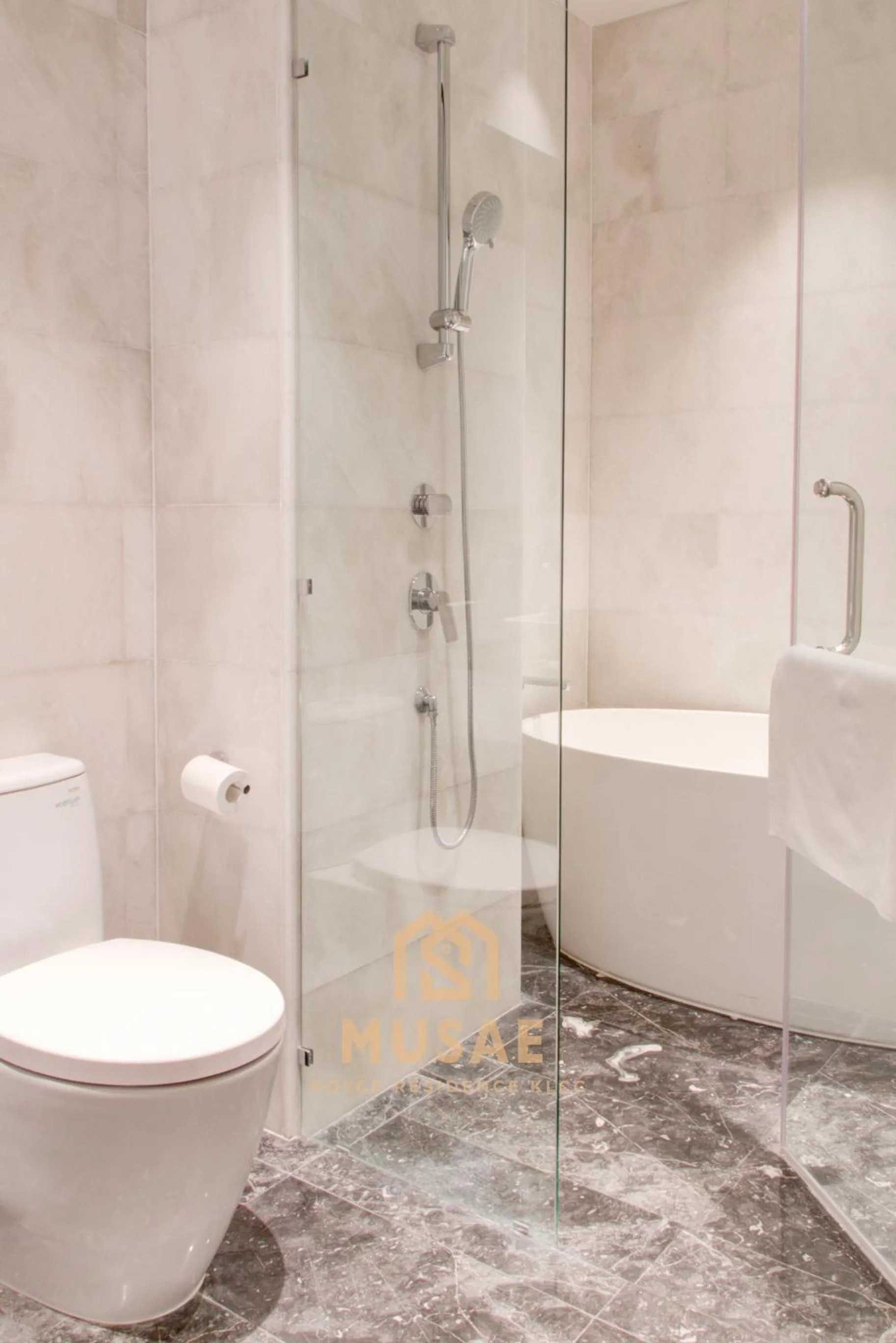 Shower in Royce Residence KLCC by MUSAE Kuala Lumpur