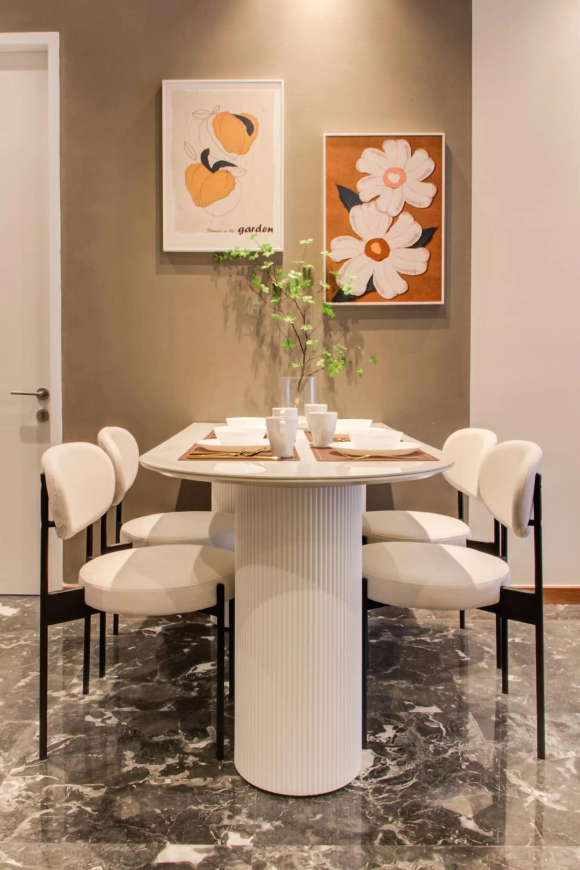 Dining area in Royce Residence KLCC by MUSAE Kuala Lumpur