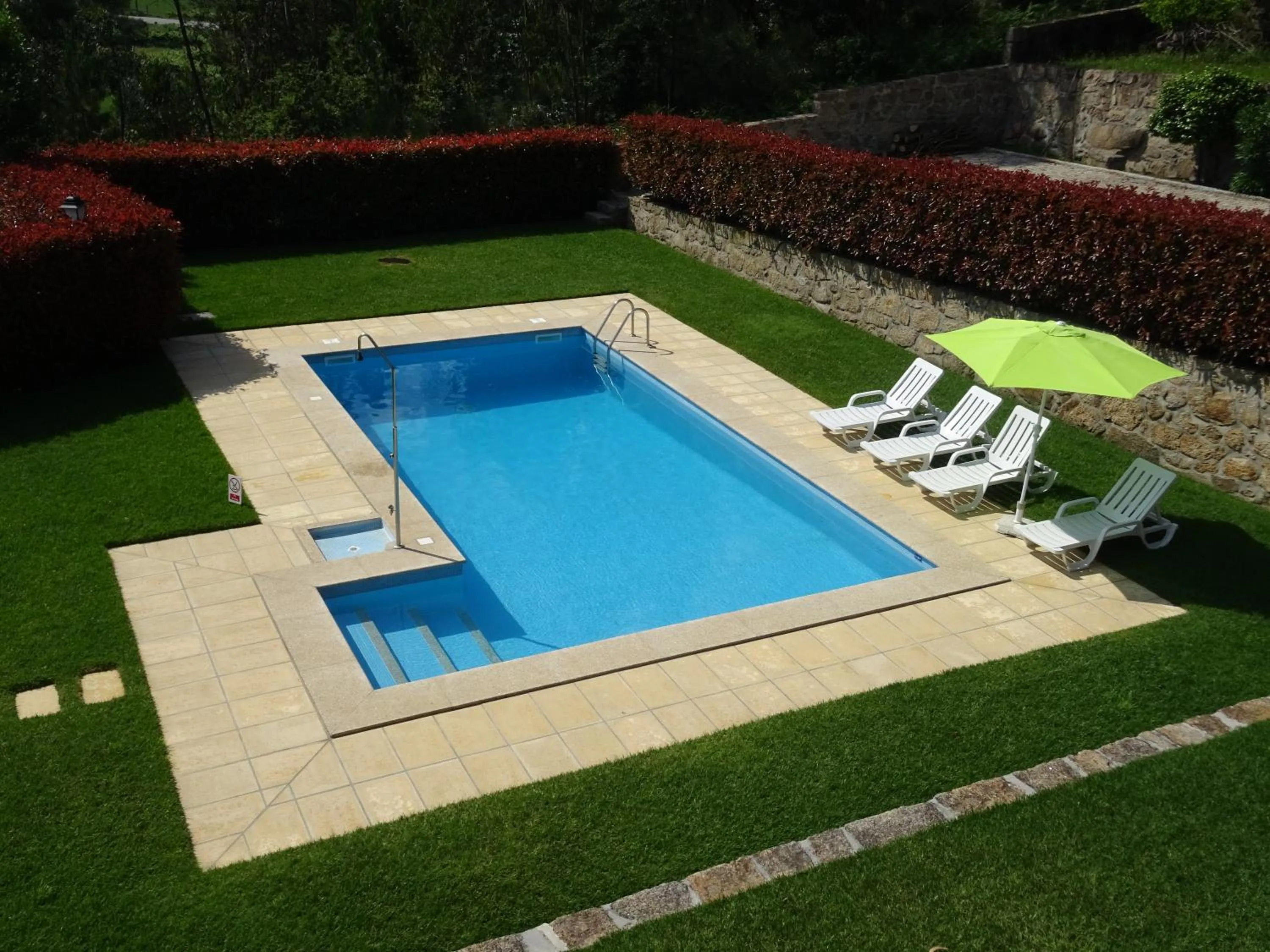 Pool view in Casa de Panque