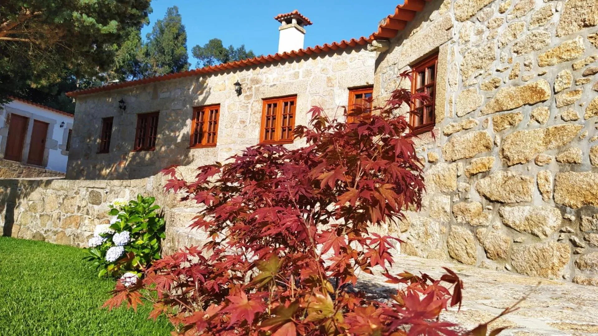 Garden view in Casa de Panque
