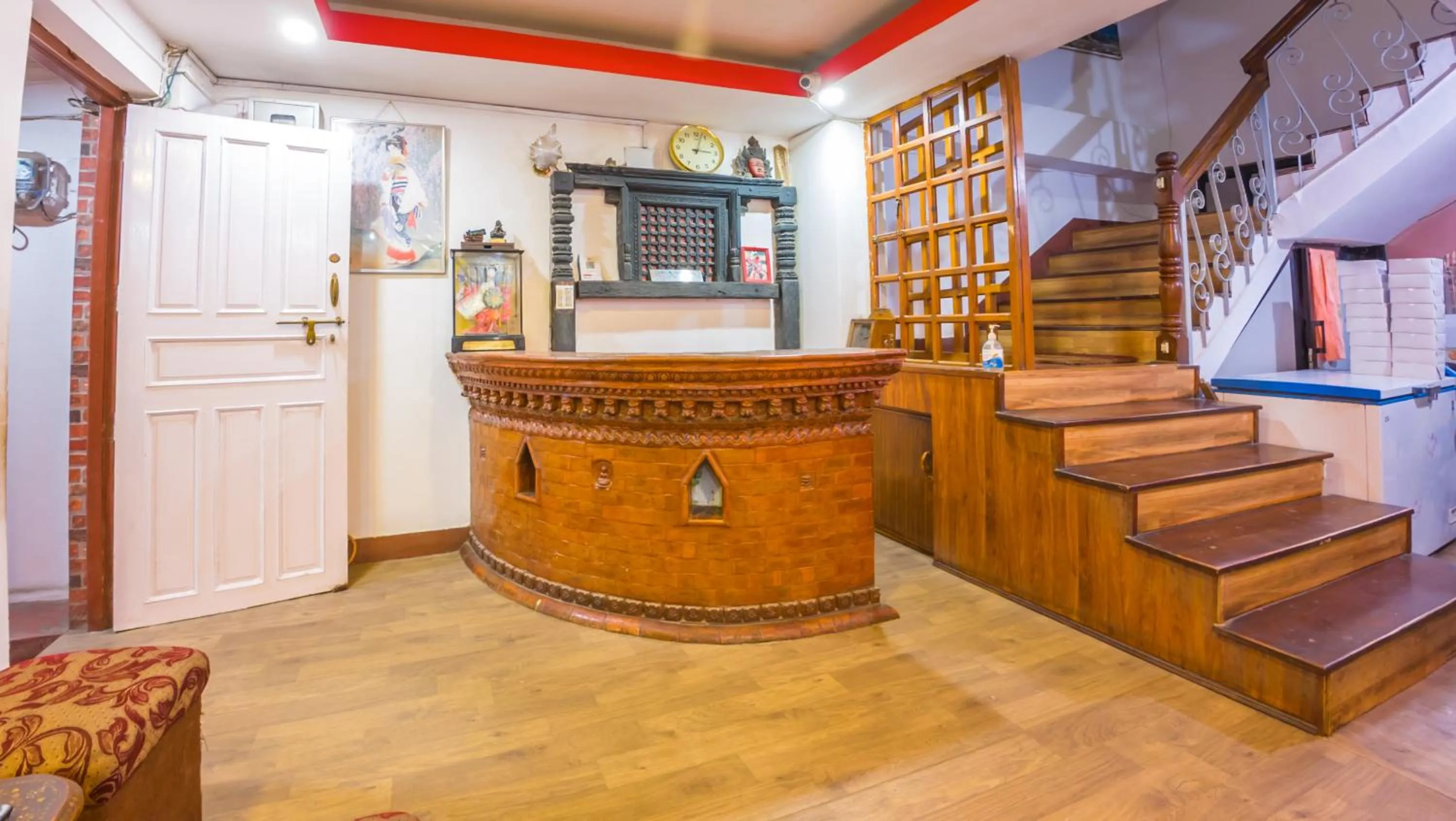 Lobby or reception in Durbar Guest House