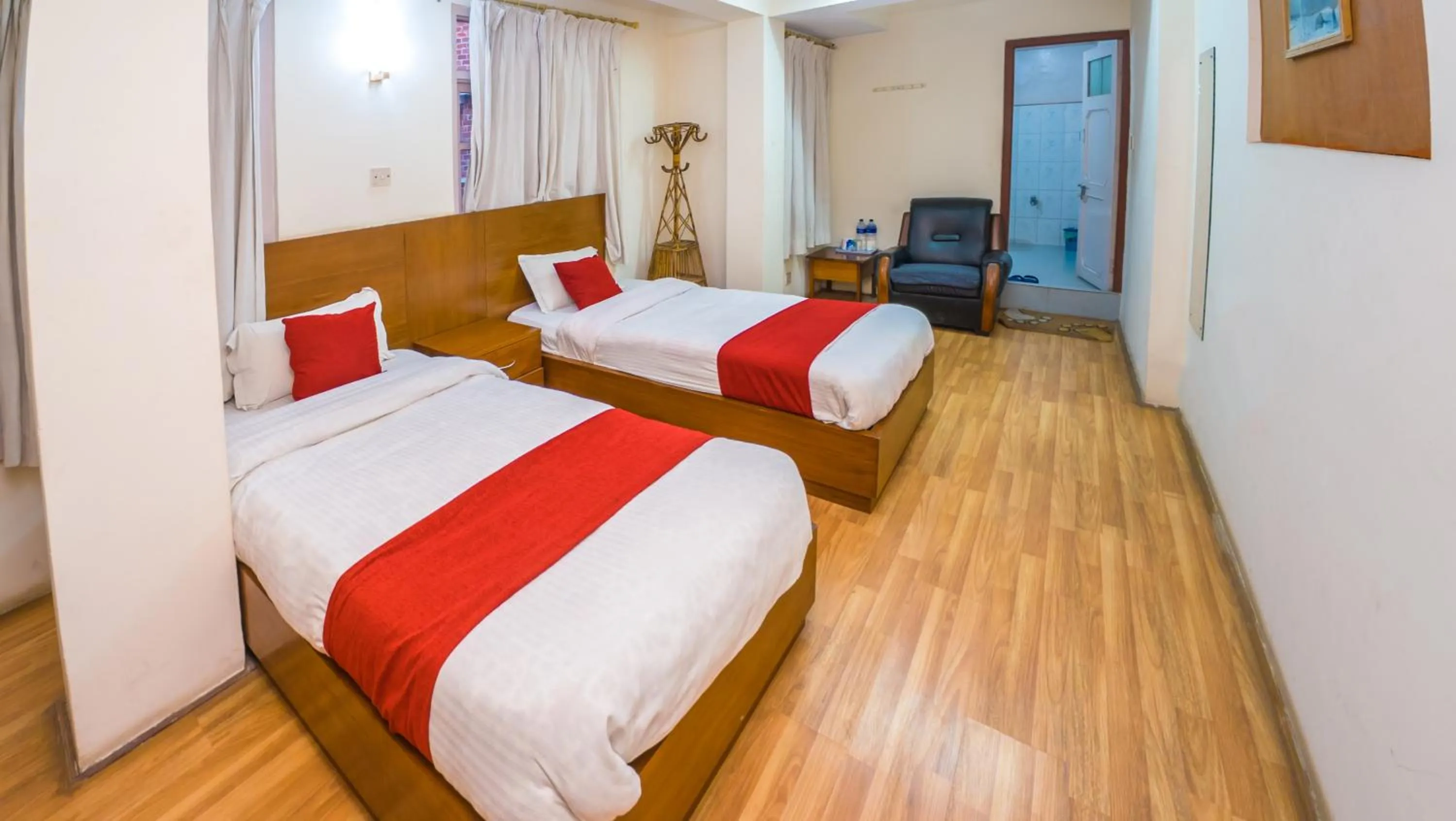 Bed in Durbar Guest House