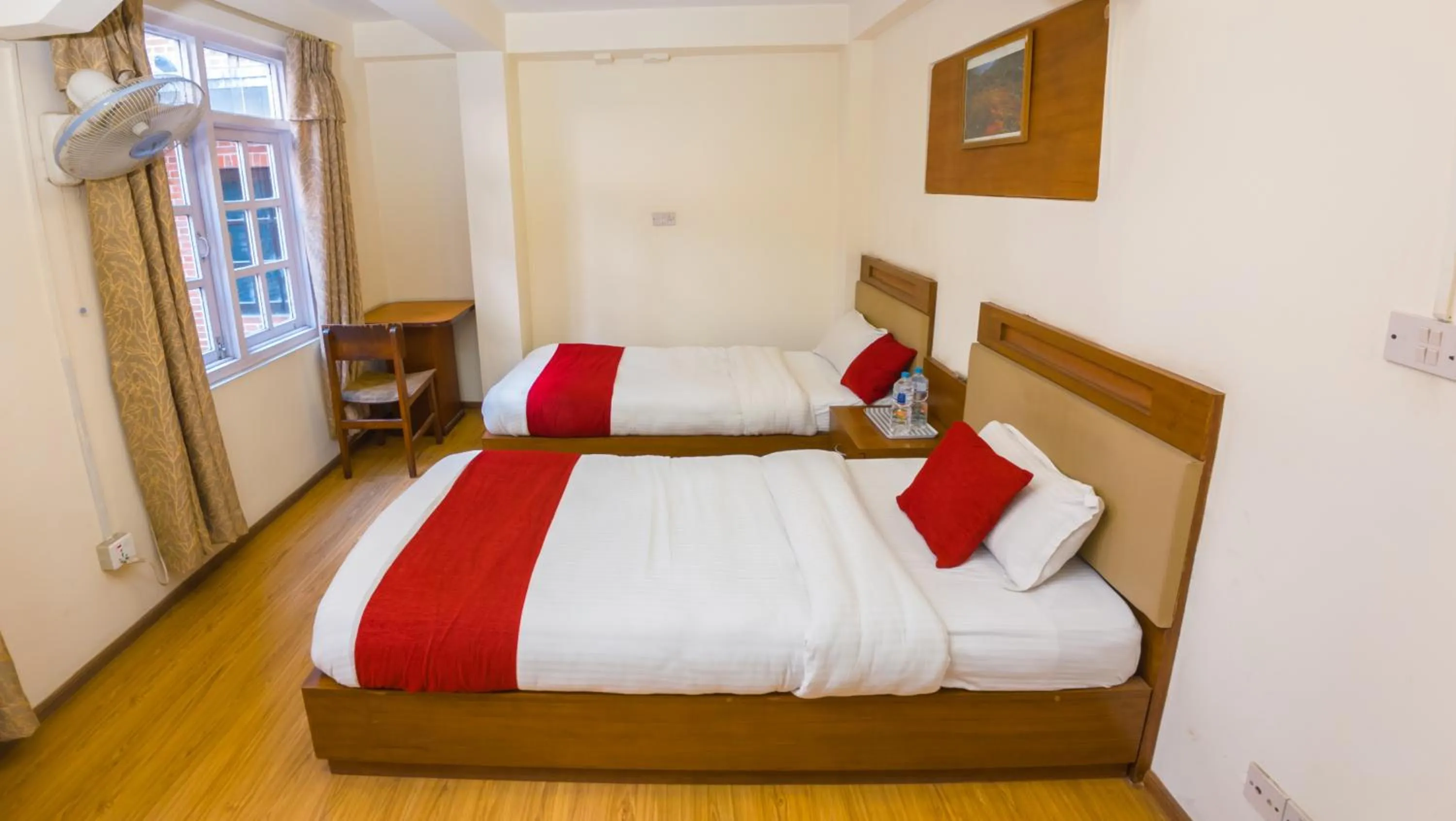 Bed in Durbar Guest House