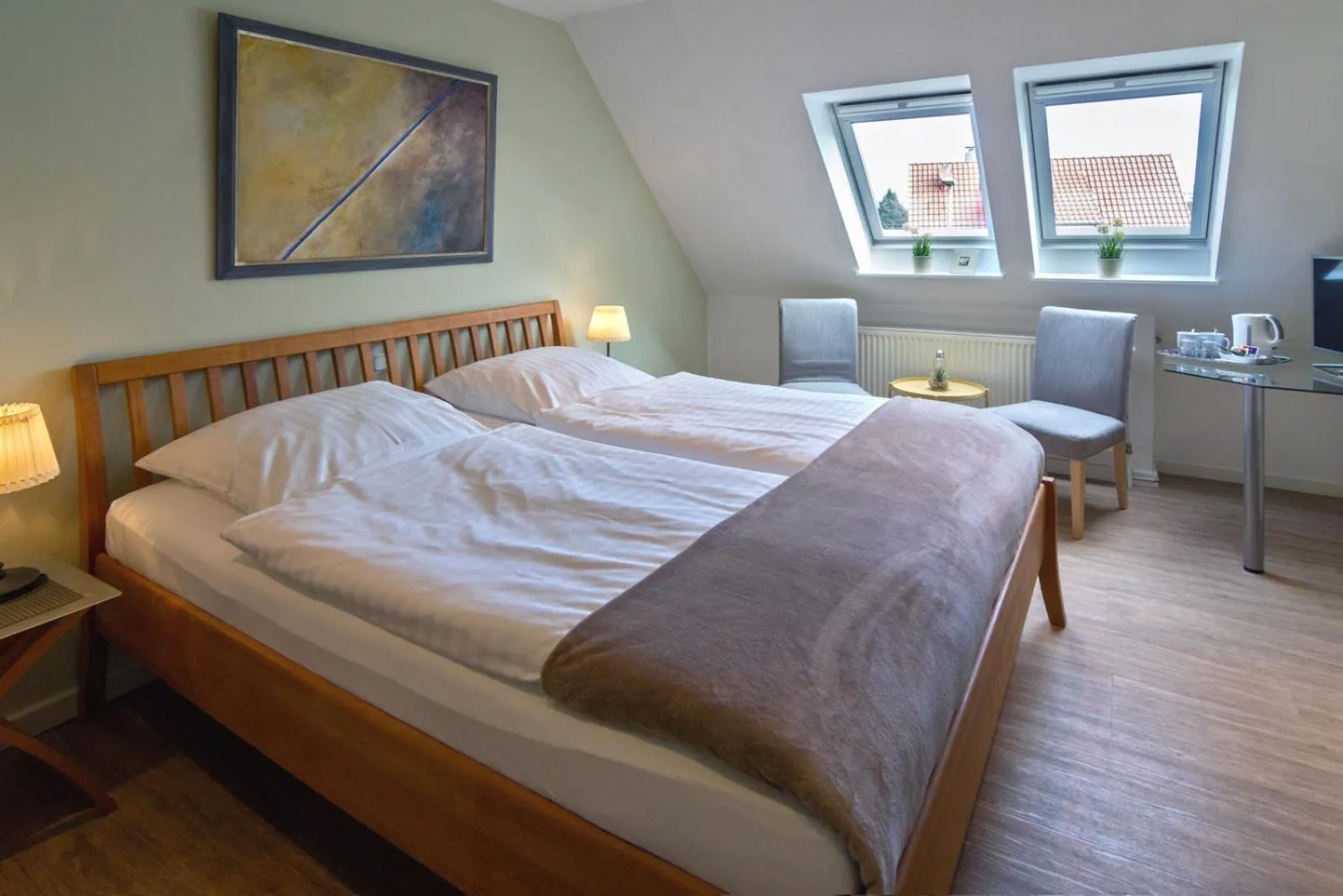 Bed in Hotel am Elisabethufer