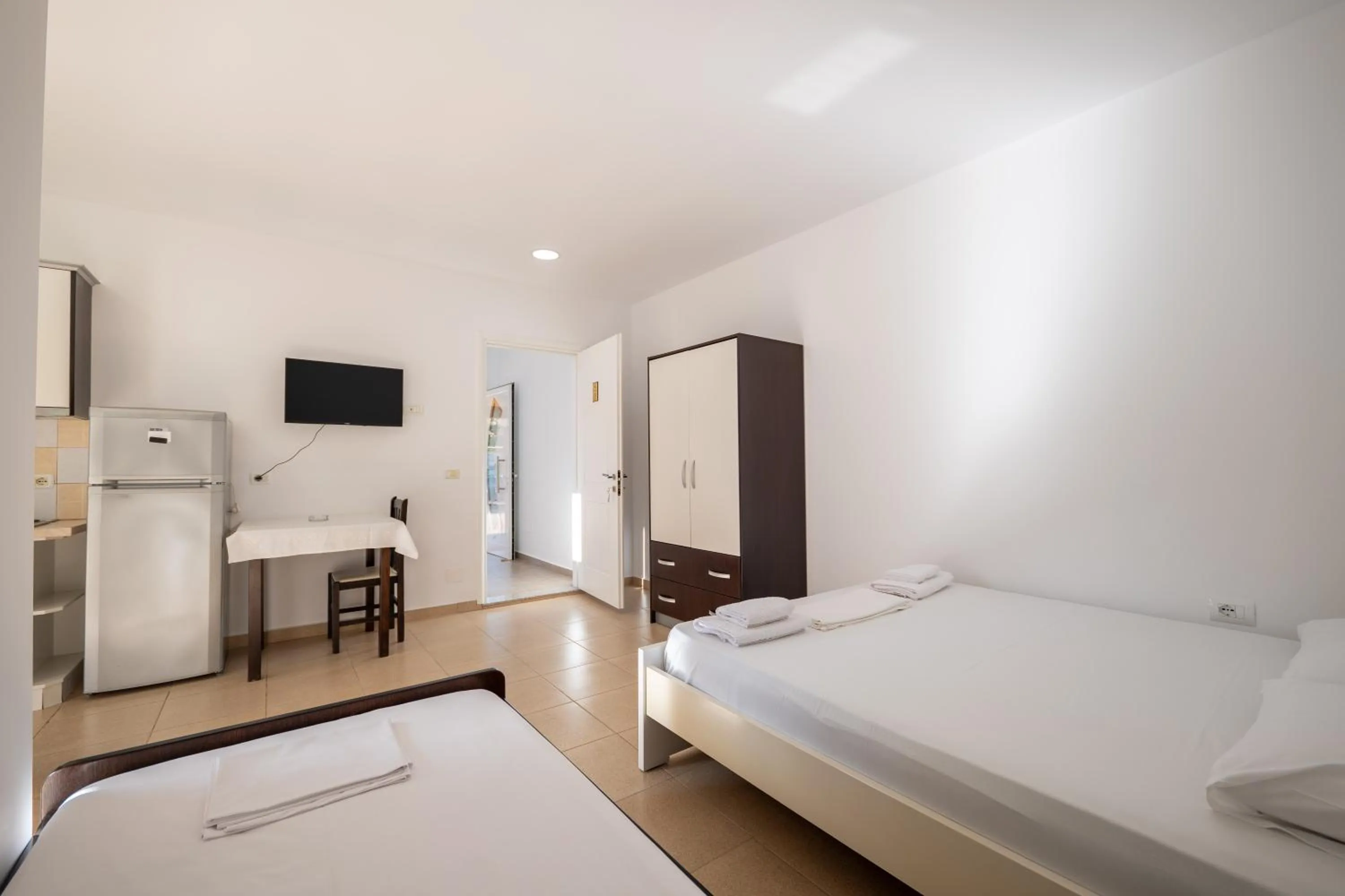 Bed in Apartments Aktea