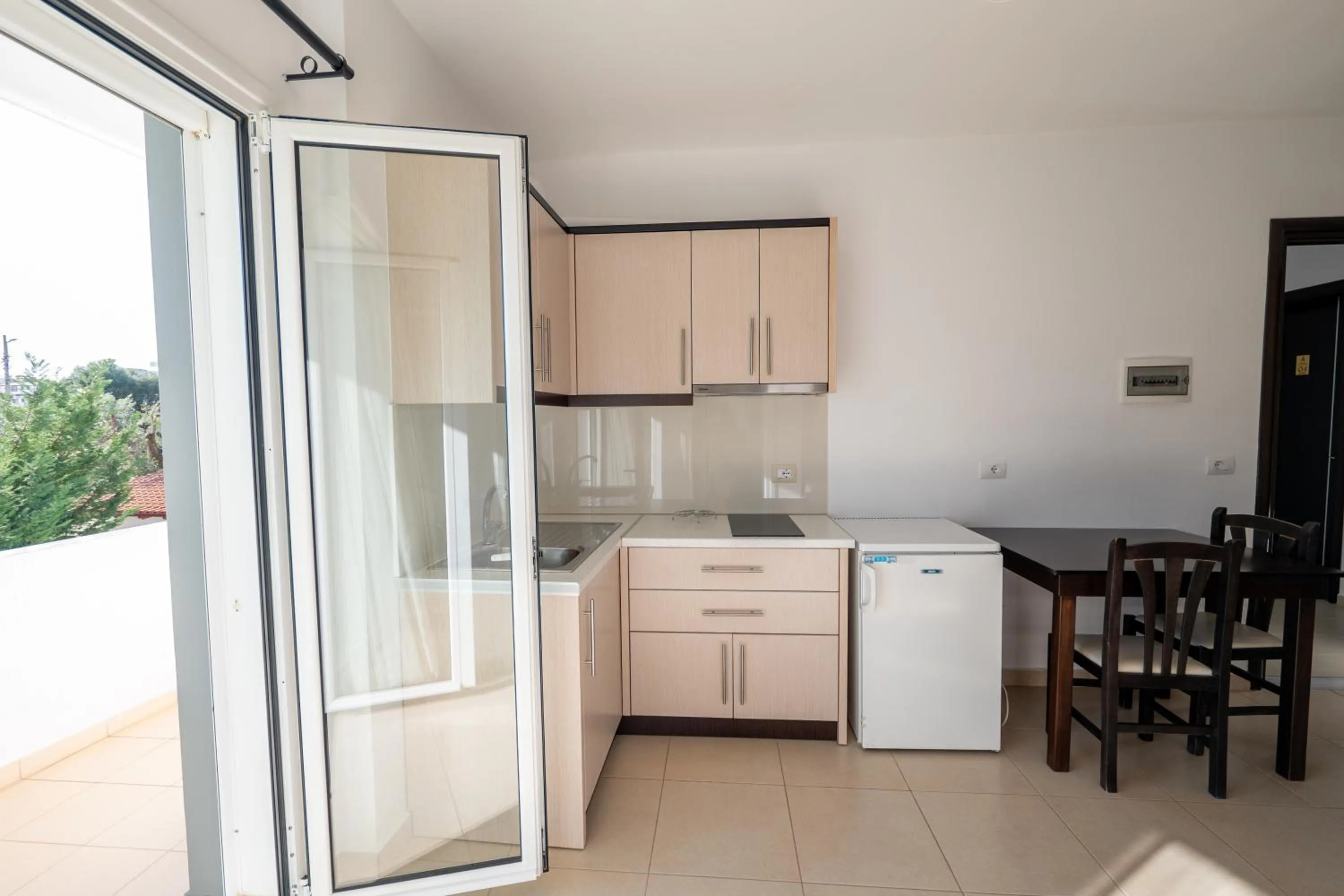 Kitchen or kitchenette in Apartments Aktea