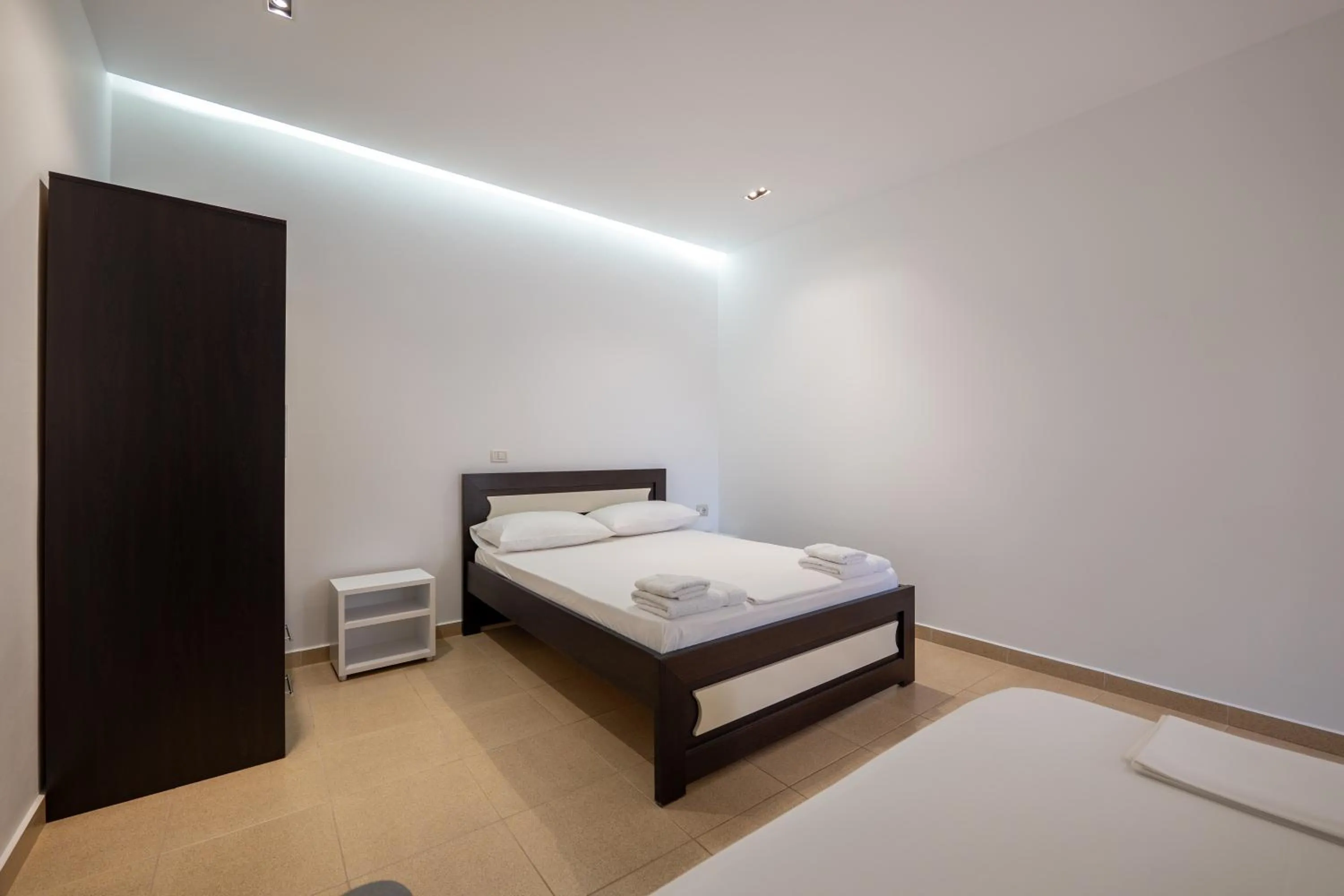 Bed in Apartments Aktea