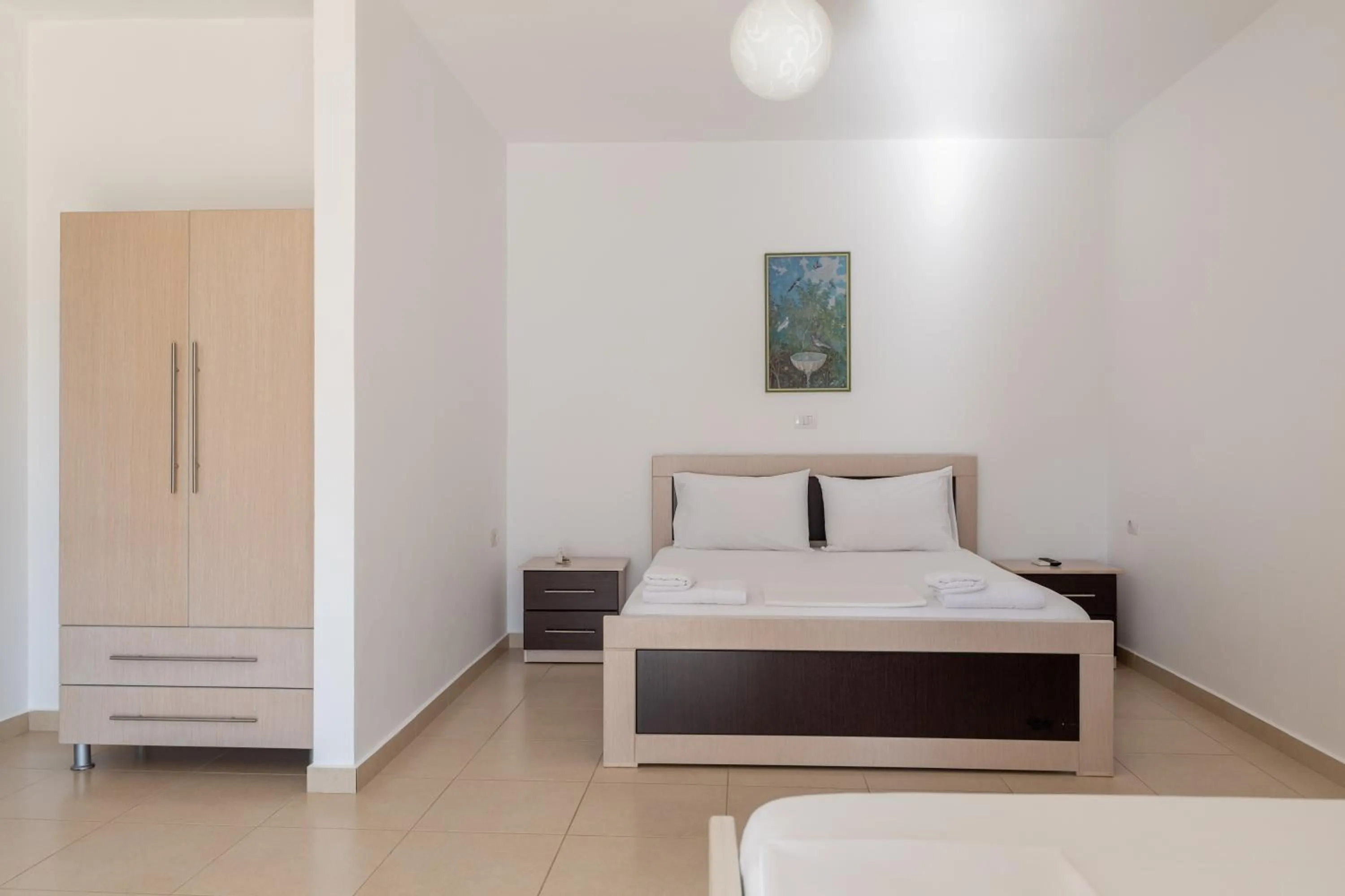 Bed in Apartments Aktea