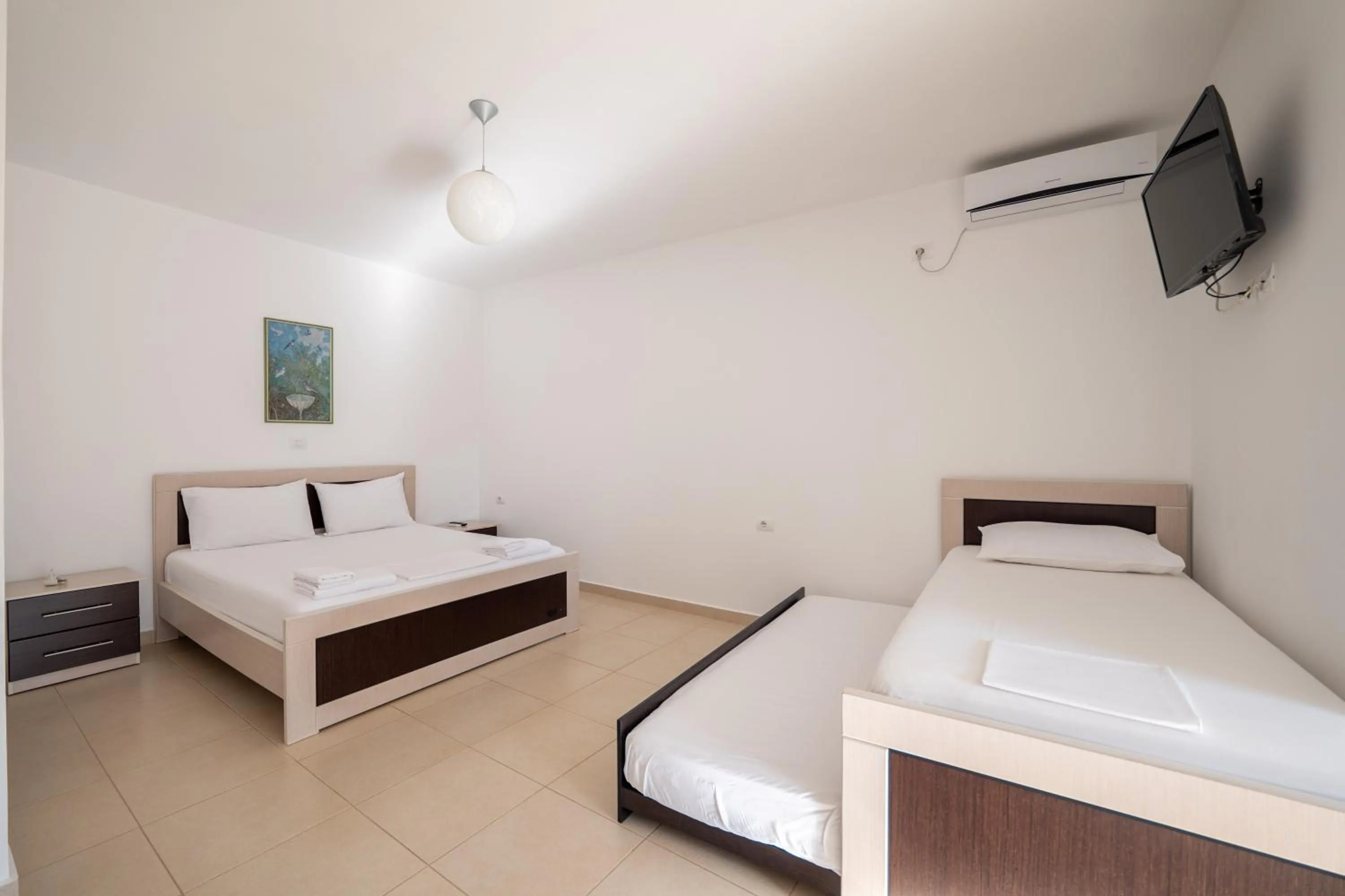 Bed in Apartments Aktea