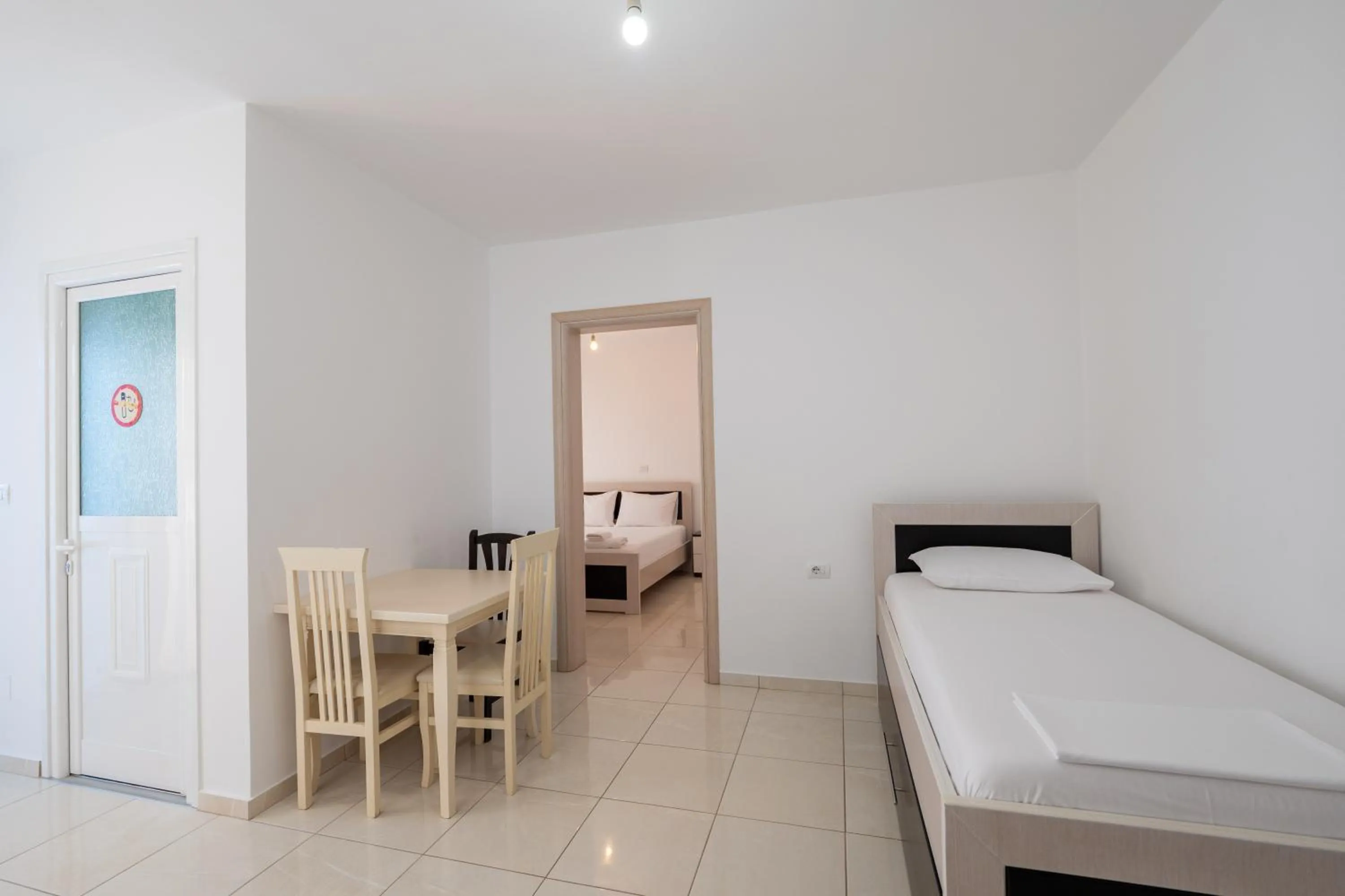 Bed in Apartments Aktea