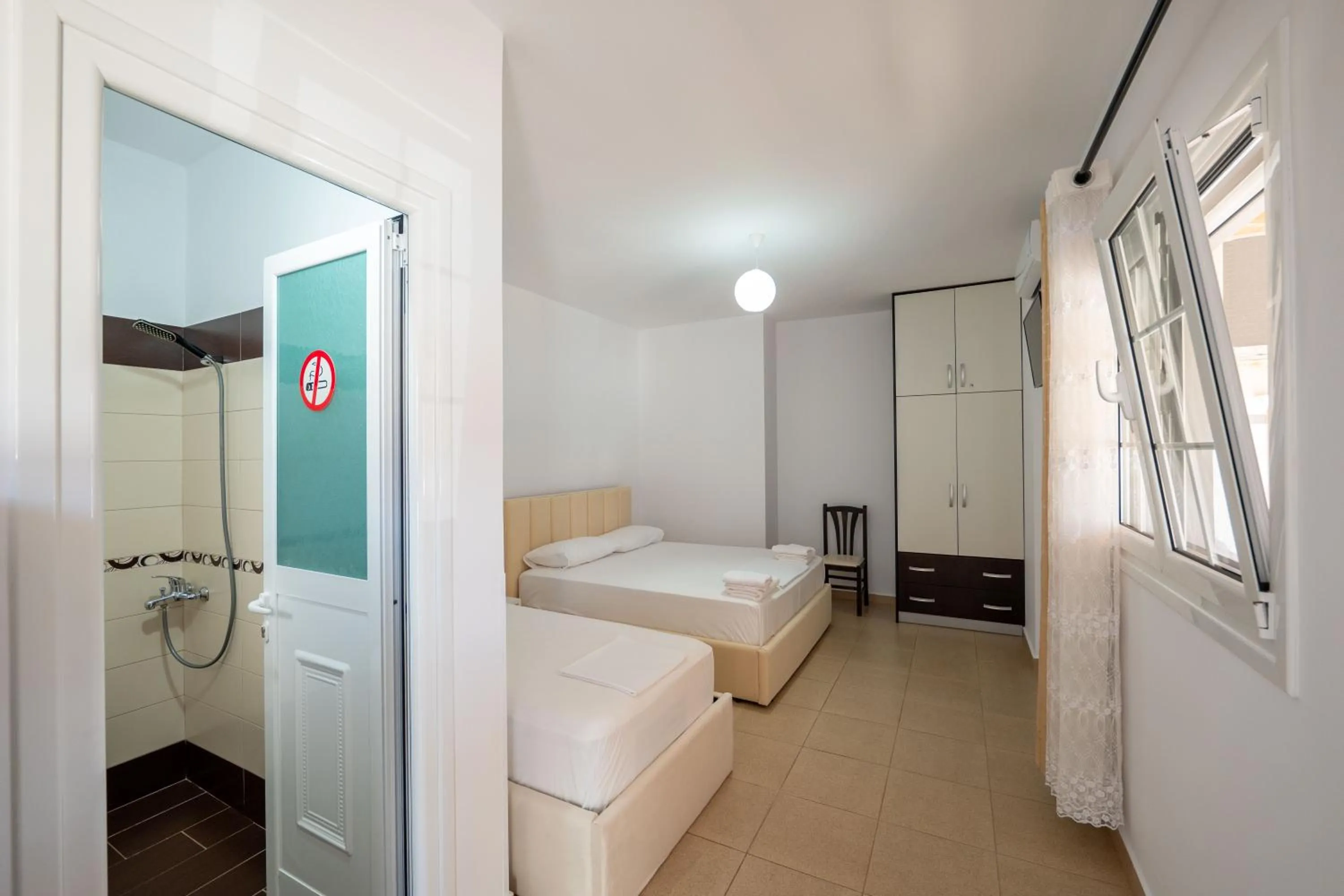 Bed in Apartments Aktea