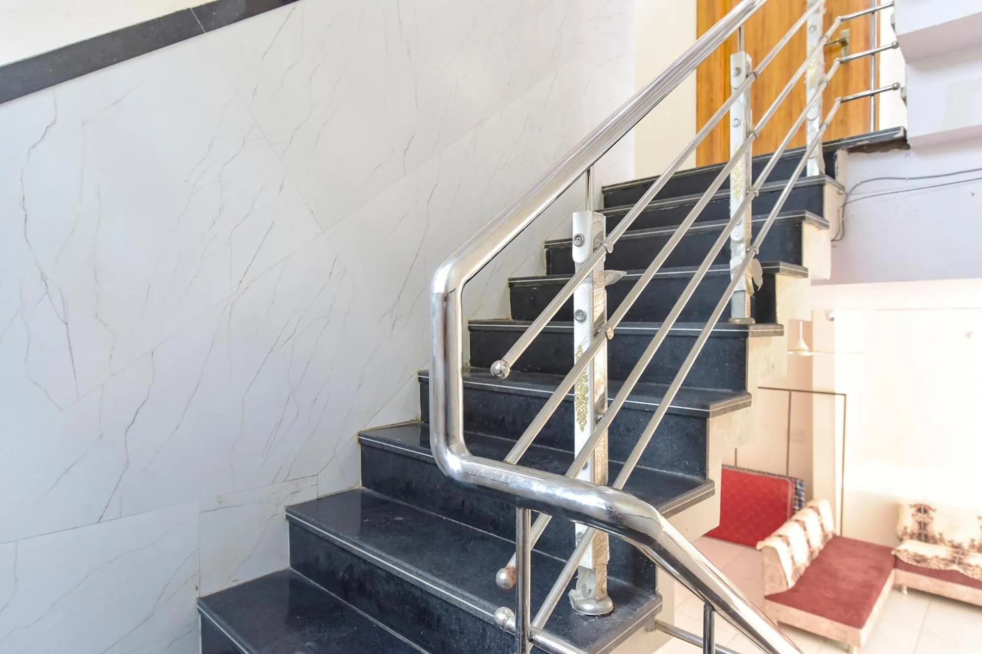 Lobby or reception in FabHotel Somnath