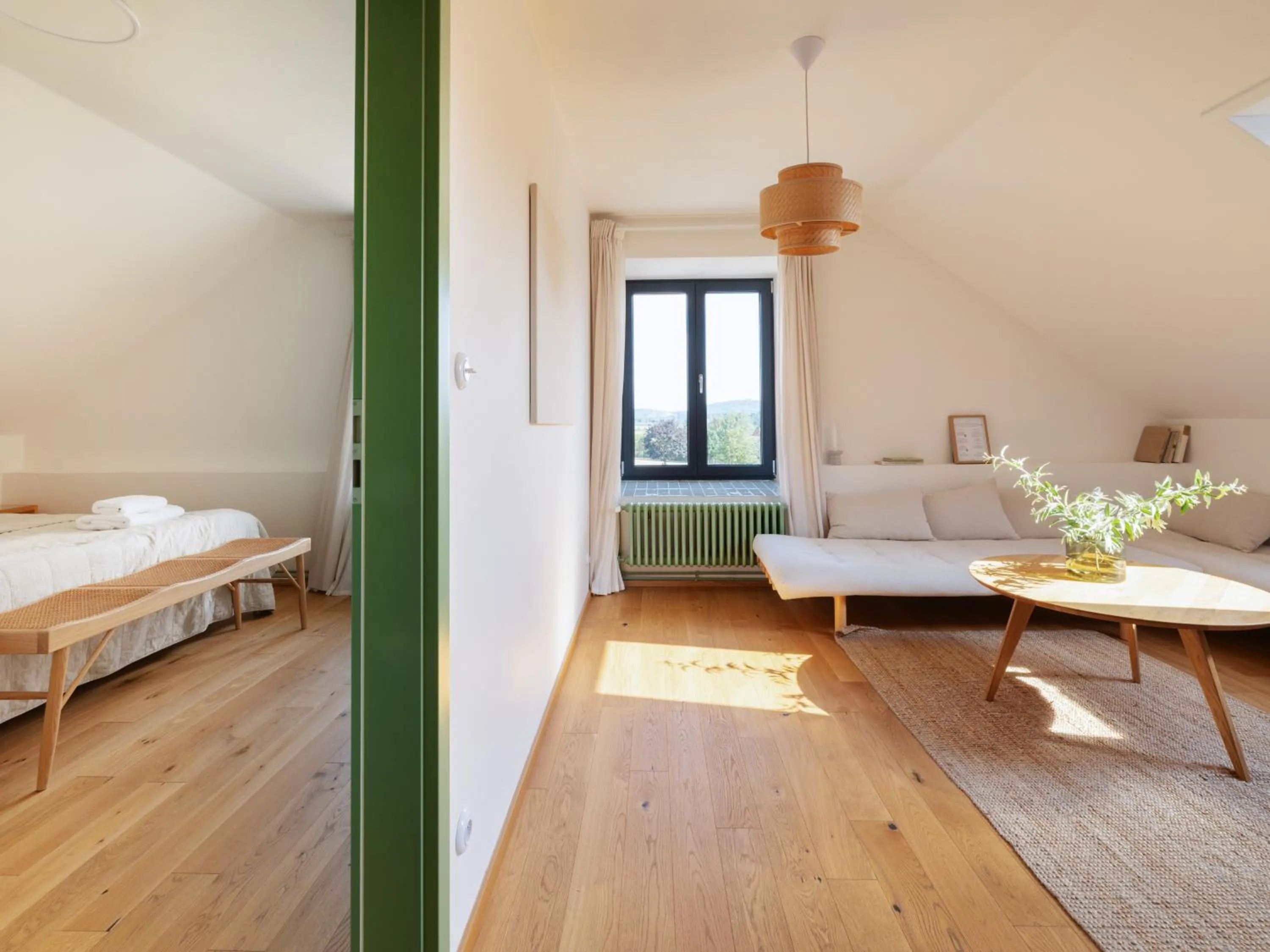 Living room, Bed in Resort po.spolu