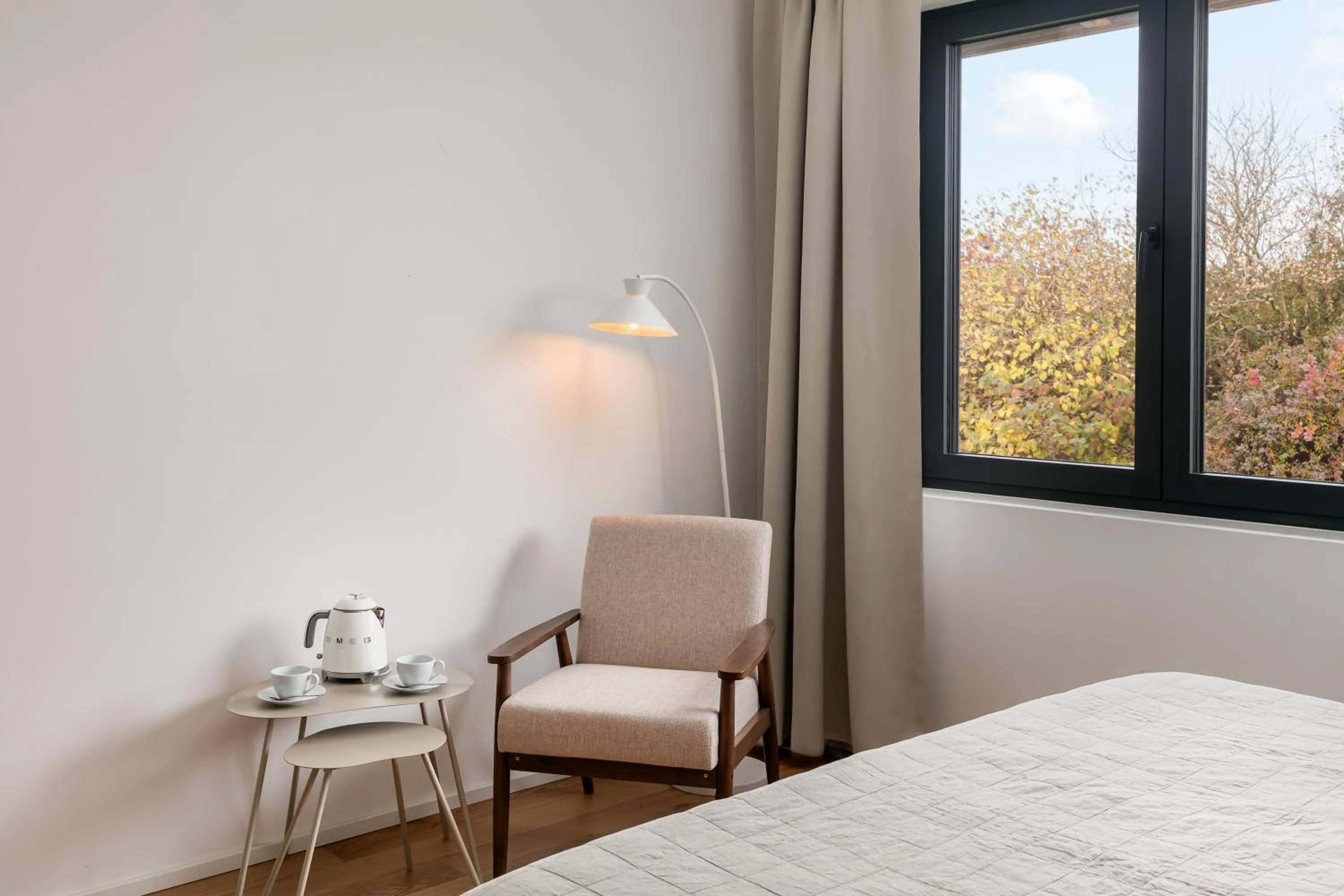 Seating area, Bed in Resort po.spolu