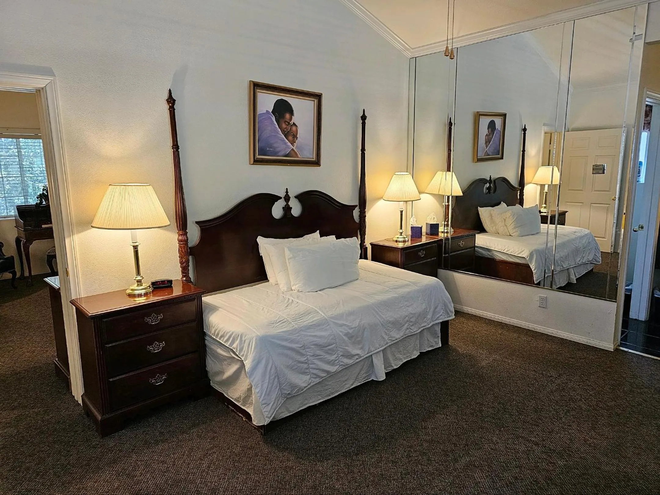 Bed in Alhatti Christian Resort