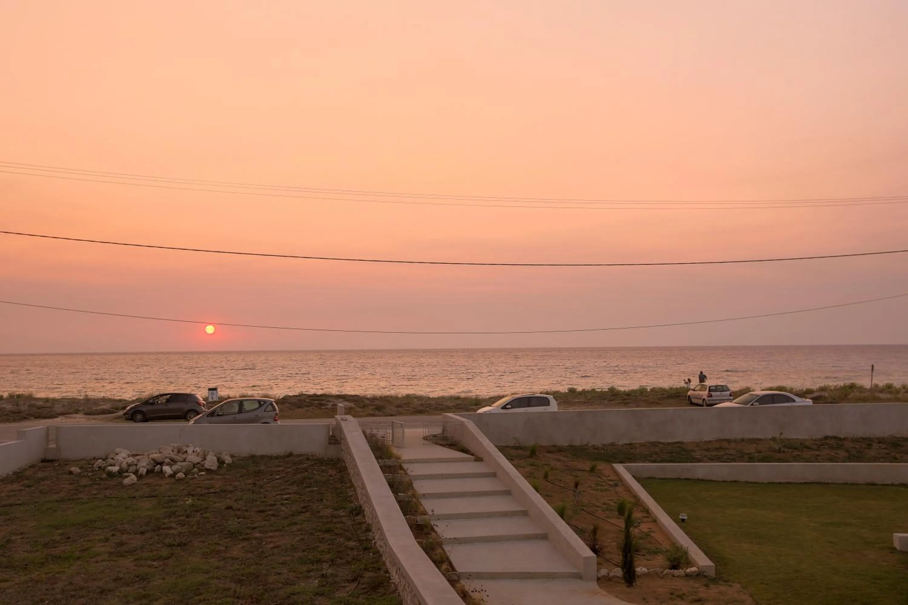 Sunset in Thines villas