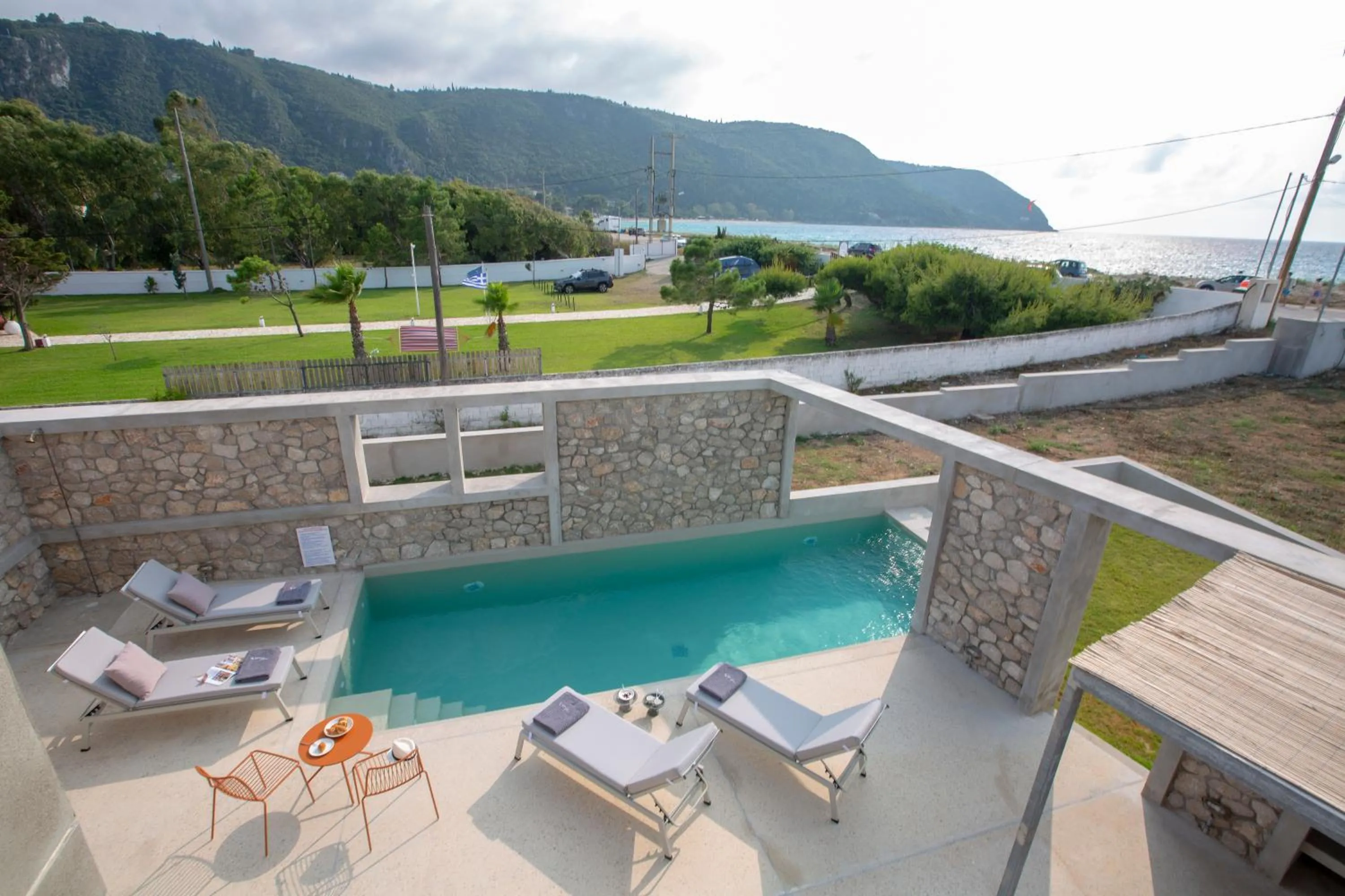Pool view in Thines villas