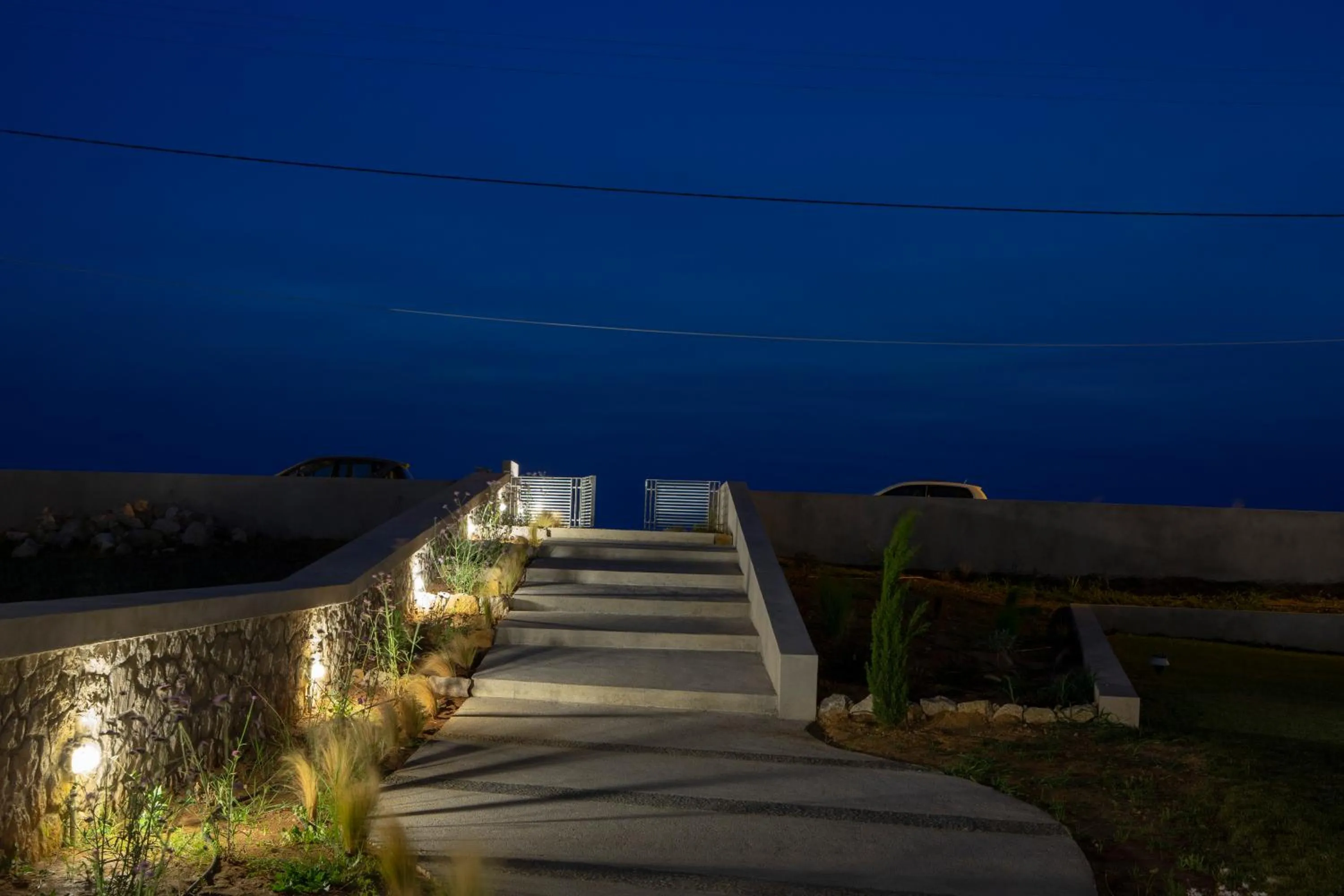 Facade/entrance in Thines villas