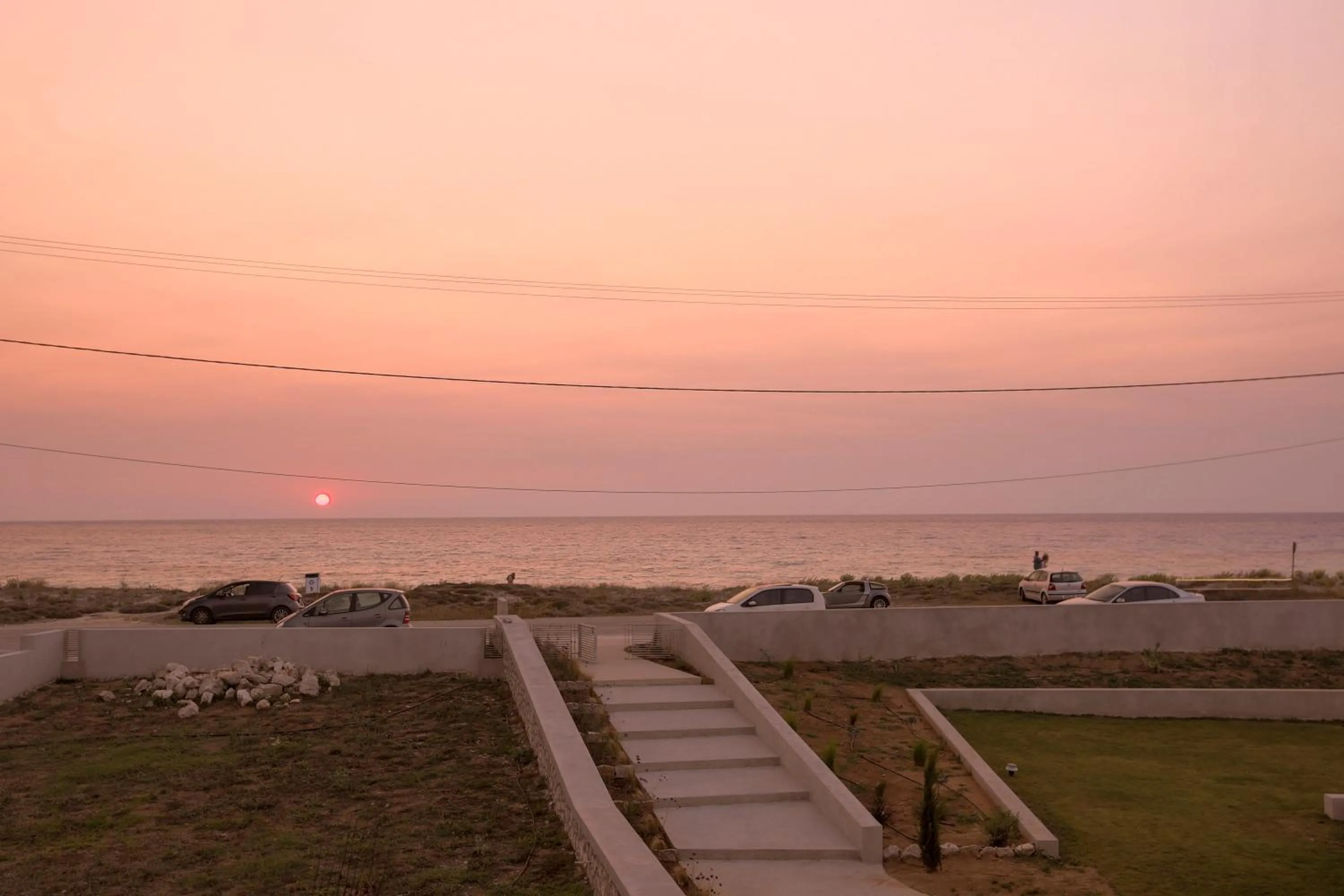 Sunset in Thines villas