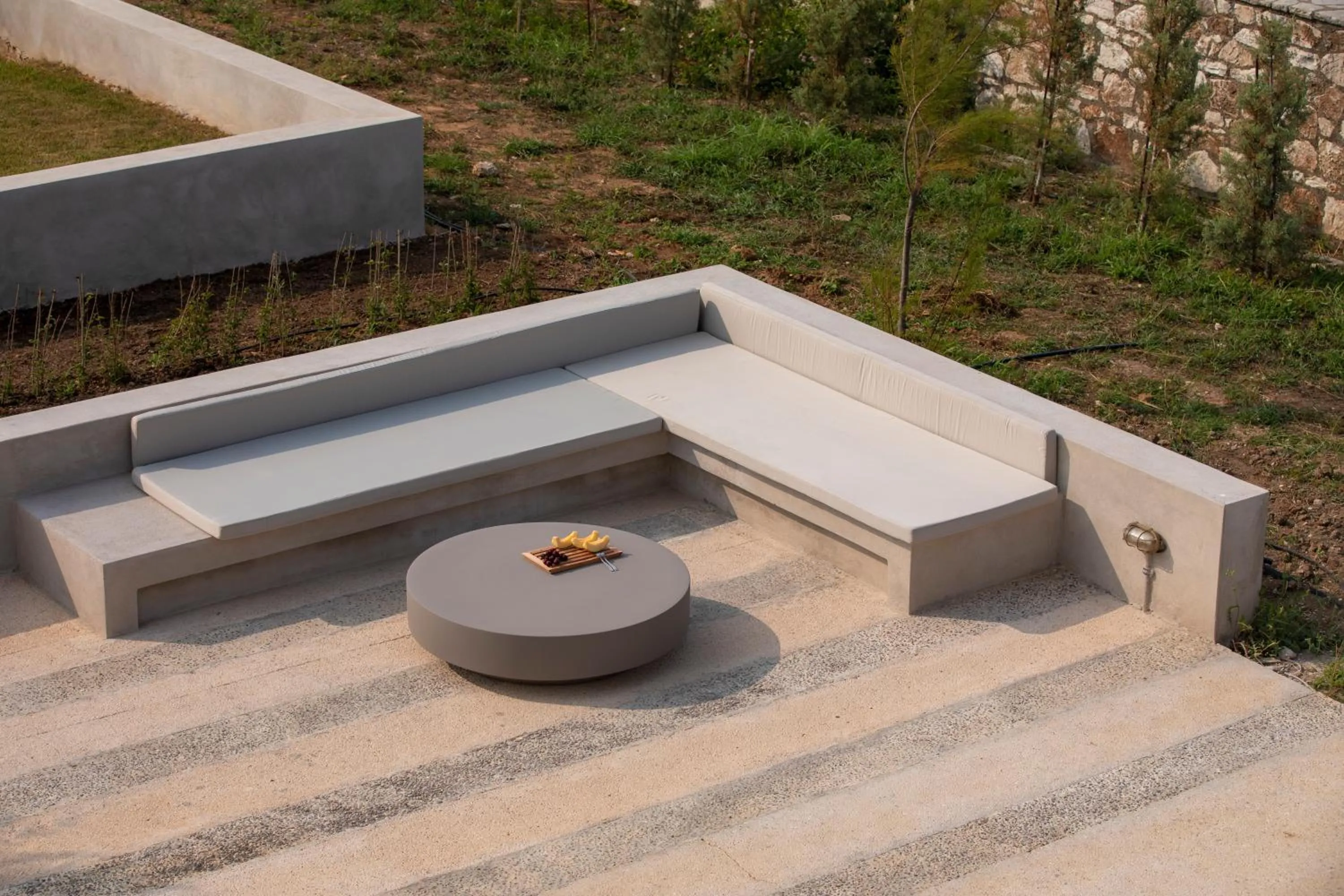 Seating area in Thines villas