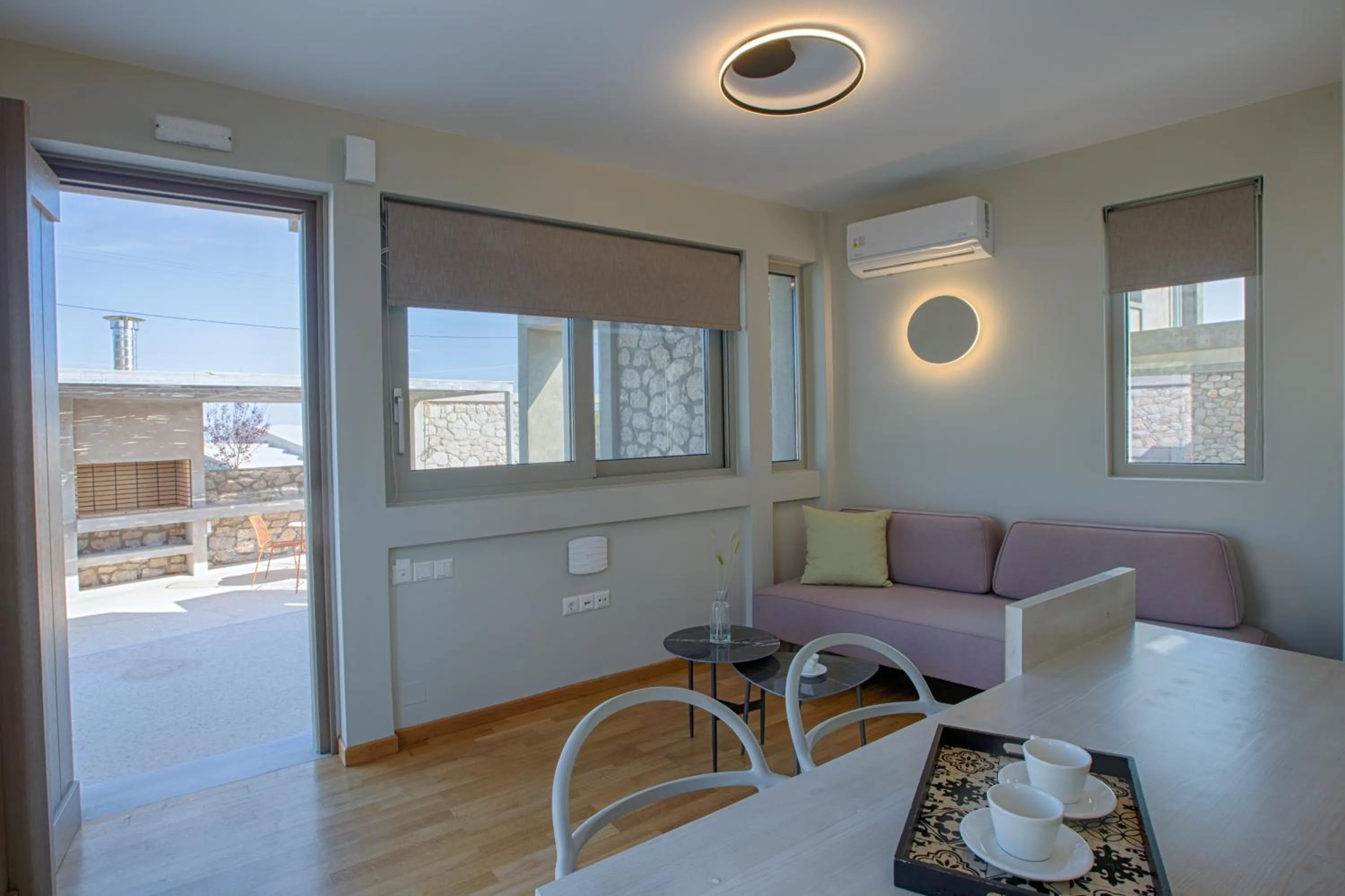 Seating area in Thines villas