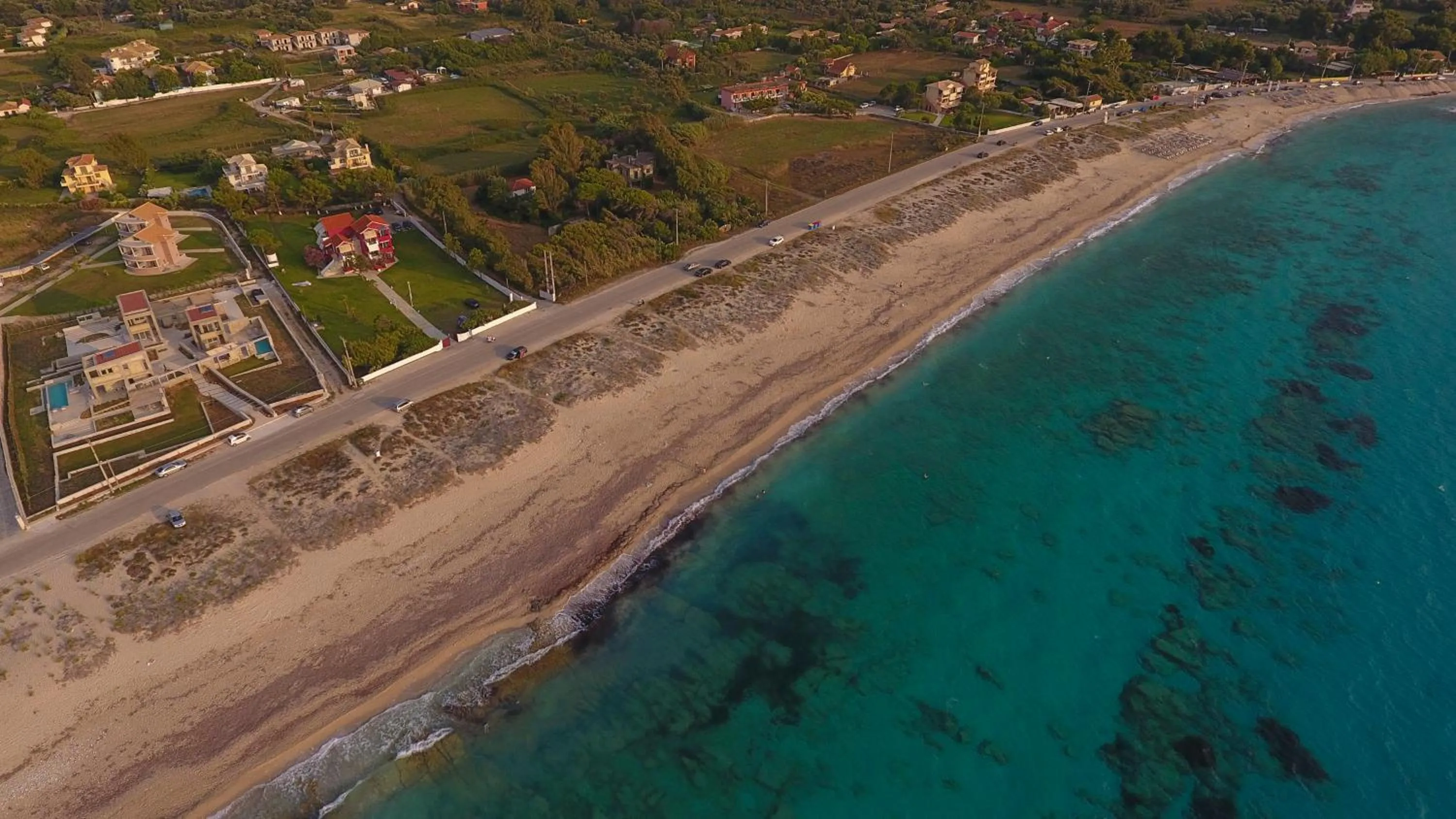Bird's eye view in Thines villas