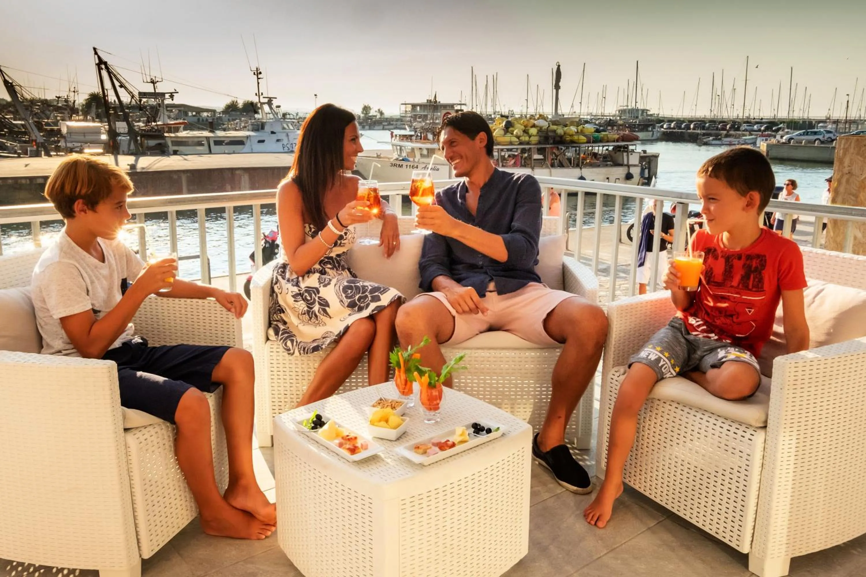 Patio in Hotel Olympia