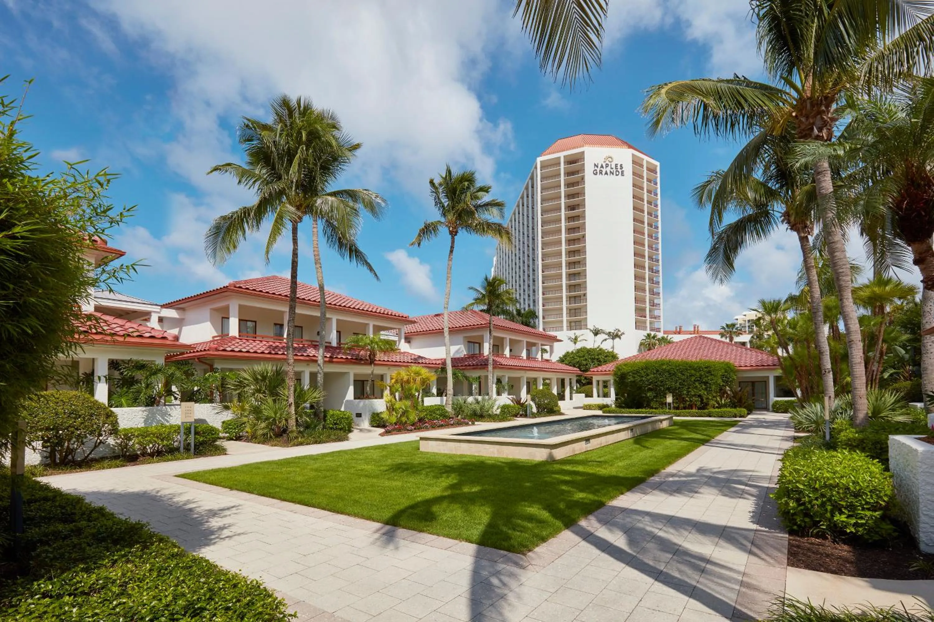 Garden view in Naples Grande Beach Resort