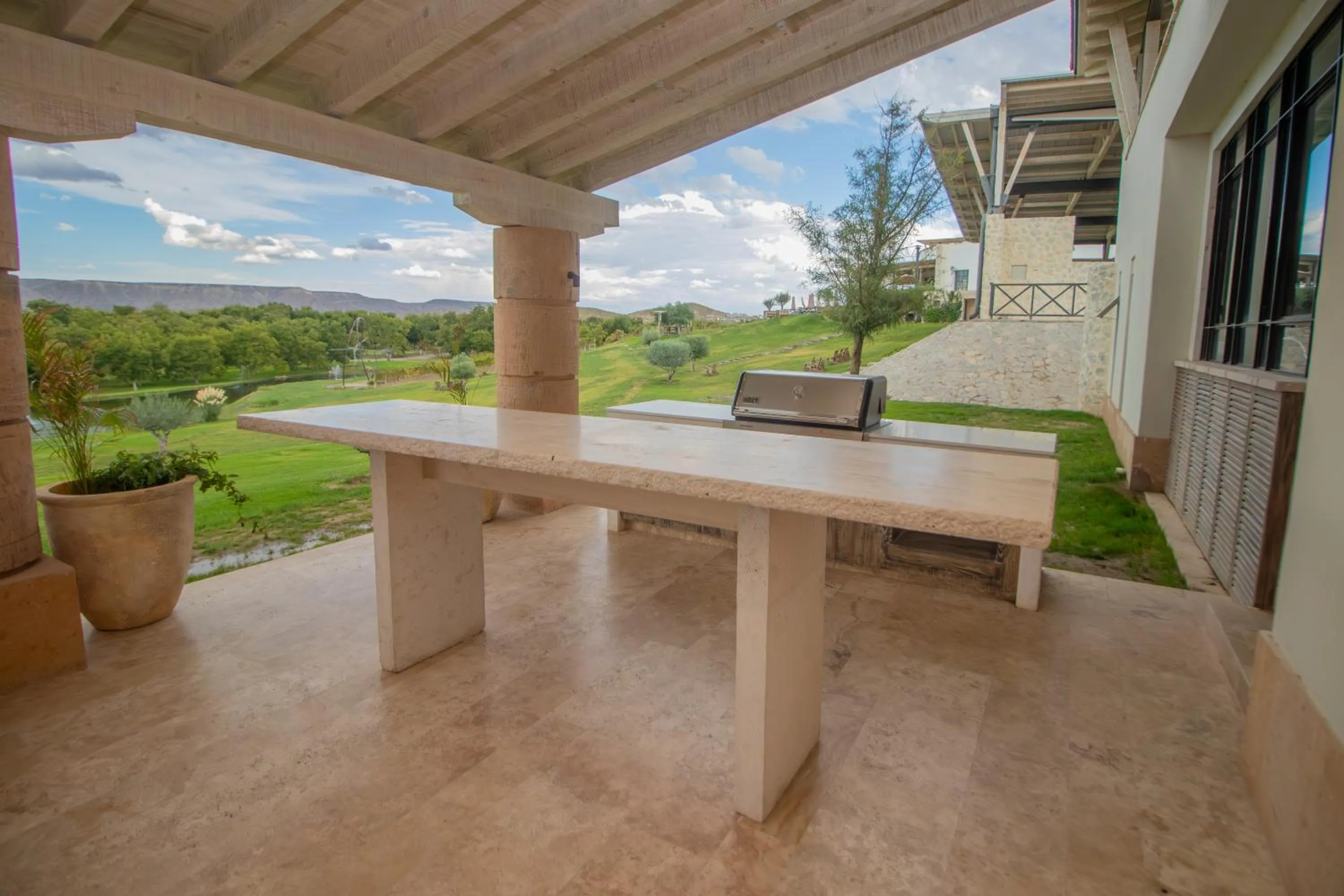 BBQ facilities in Hotel Vinícola Parvada by Lumina
