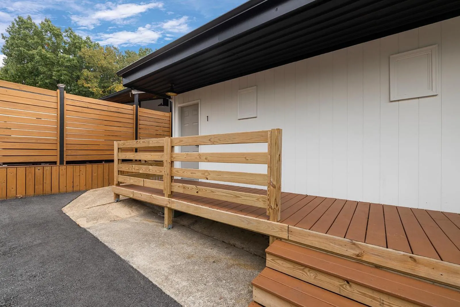 Patio in The Lofts on Indian Point - Near Silver Dollar City