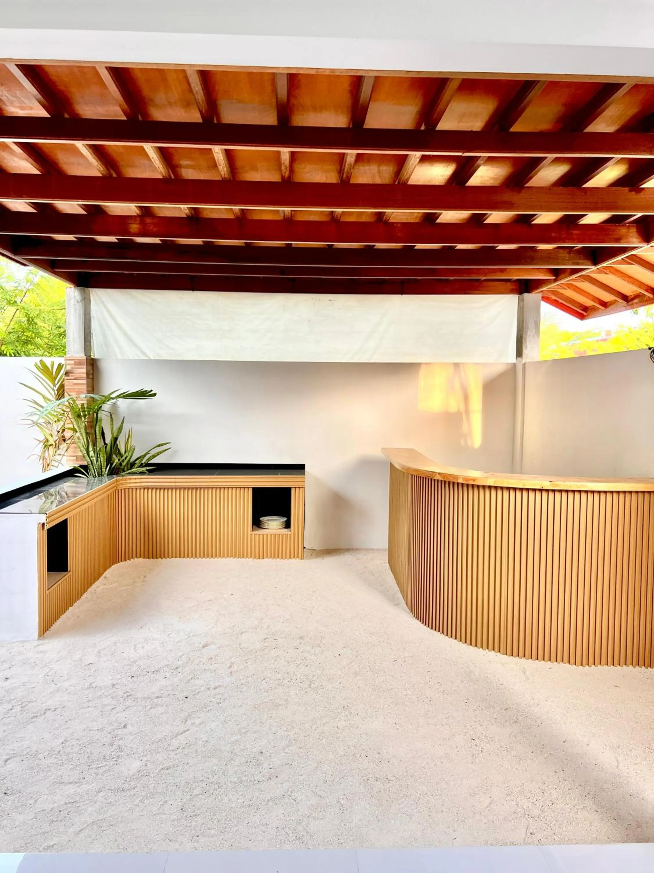 Buffet breakfast in Vilu Residence