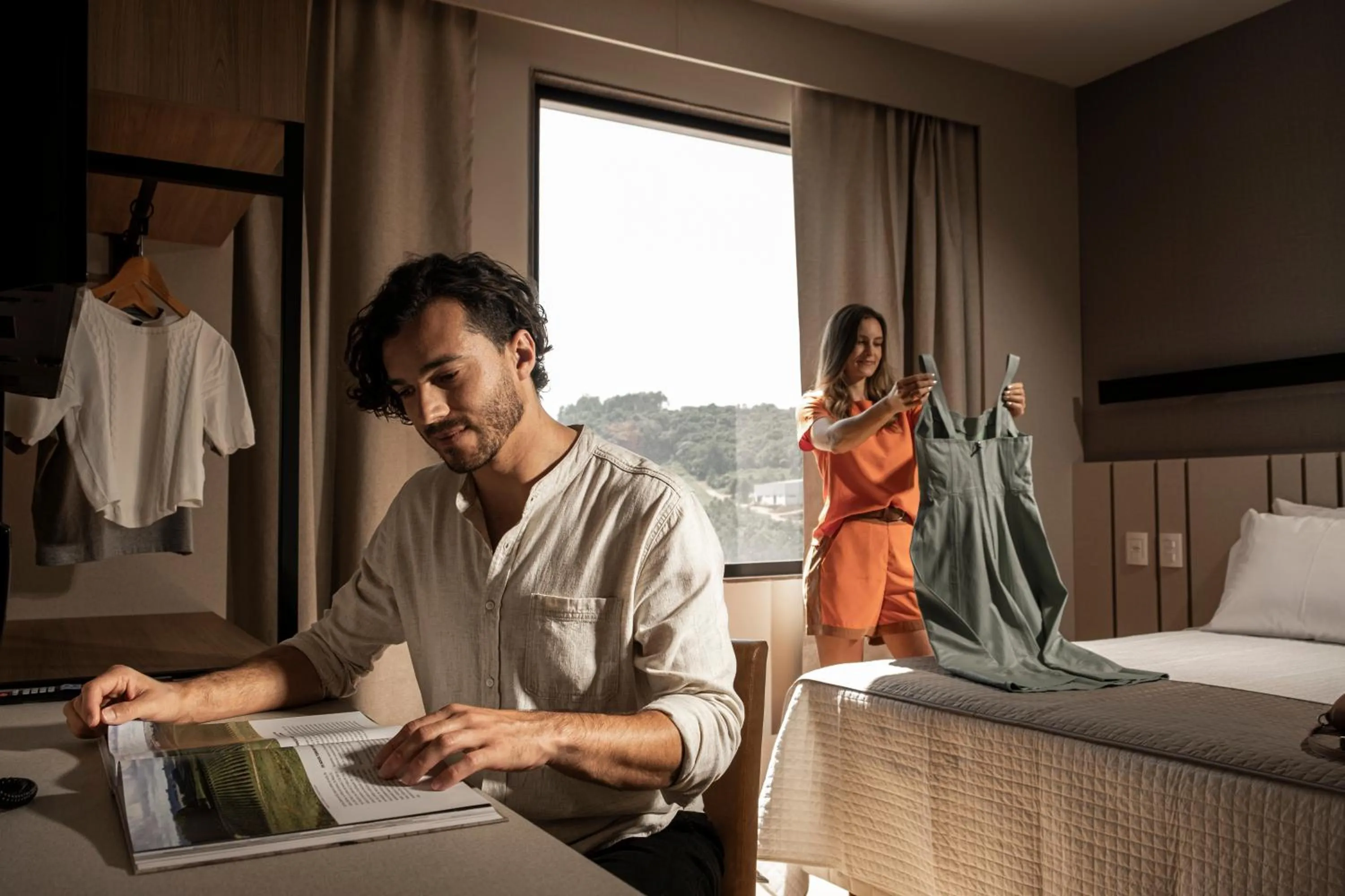 Bedroom, Bed in Plaza Hotel & Boulevard Convention - Vale dos Vinhedos