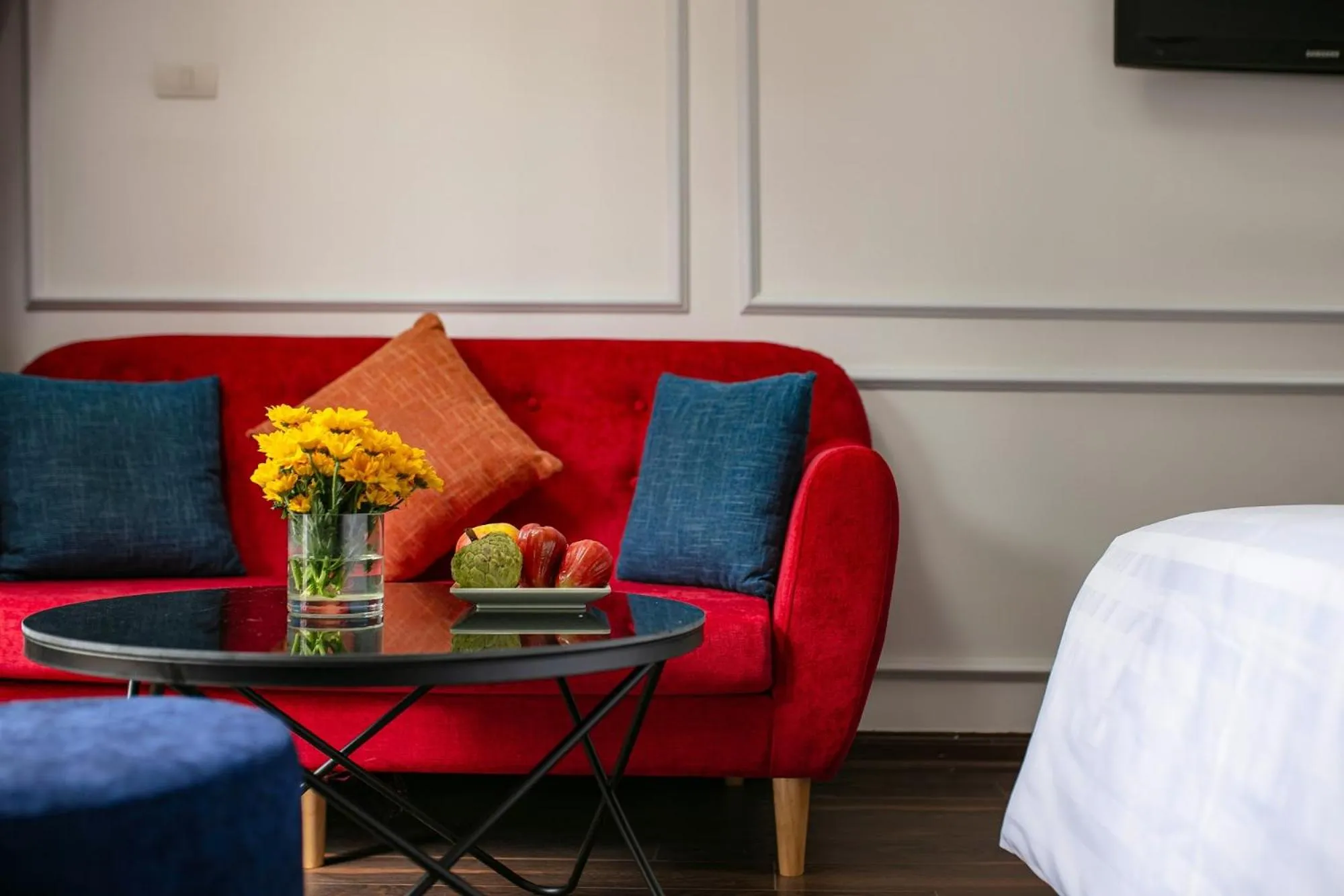 Living room, Bed in Silk Hanoi Moment Hotel & Spa - Hanoi Old Quarter