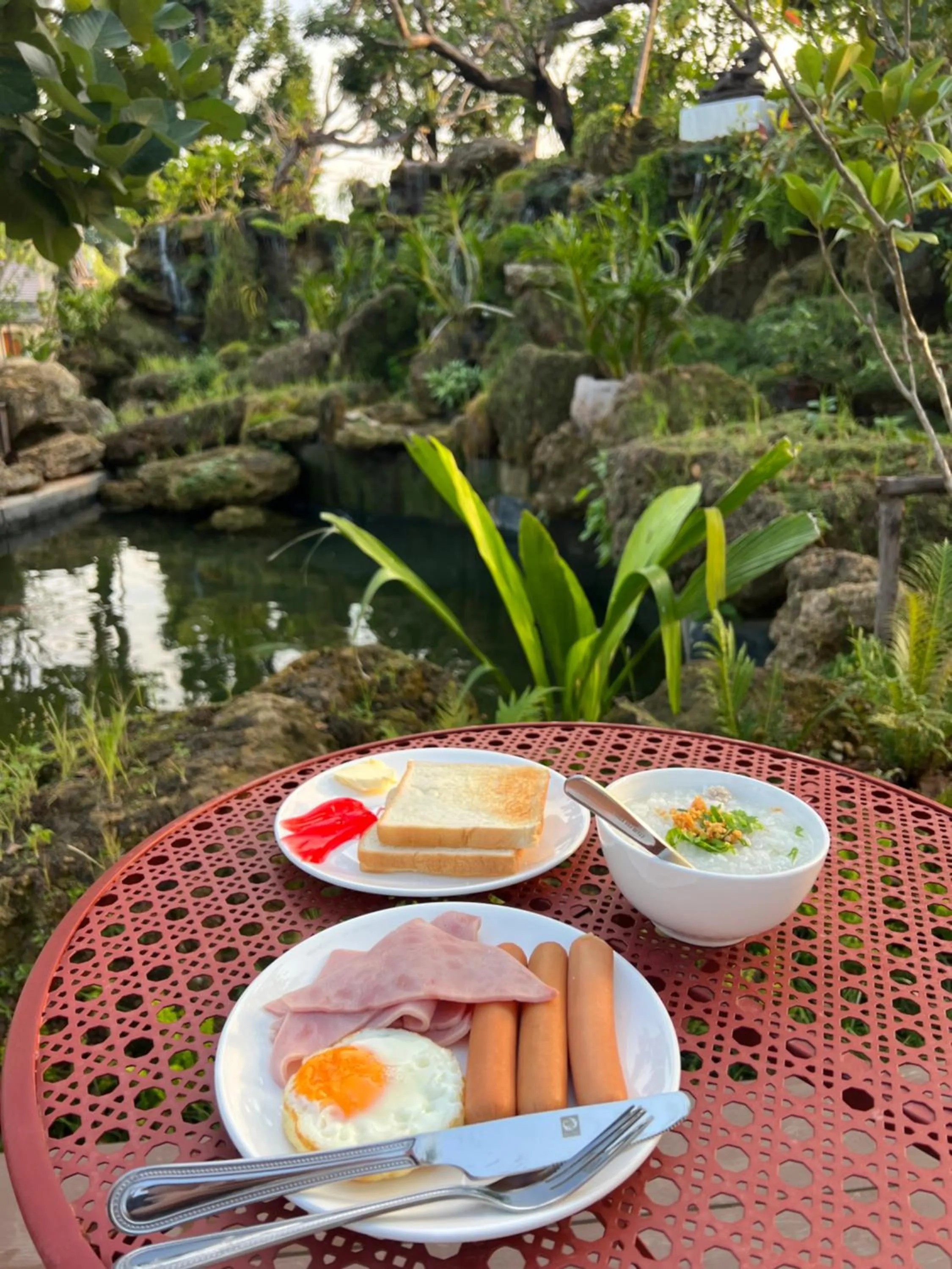 Breakfast in Chor Grande Resort