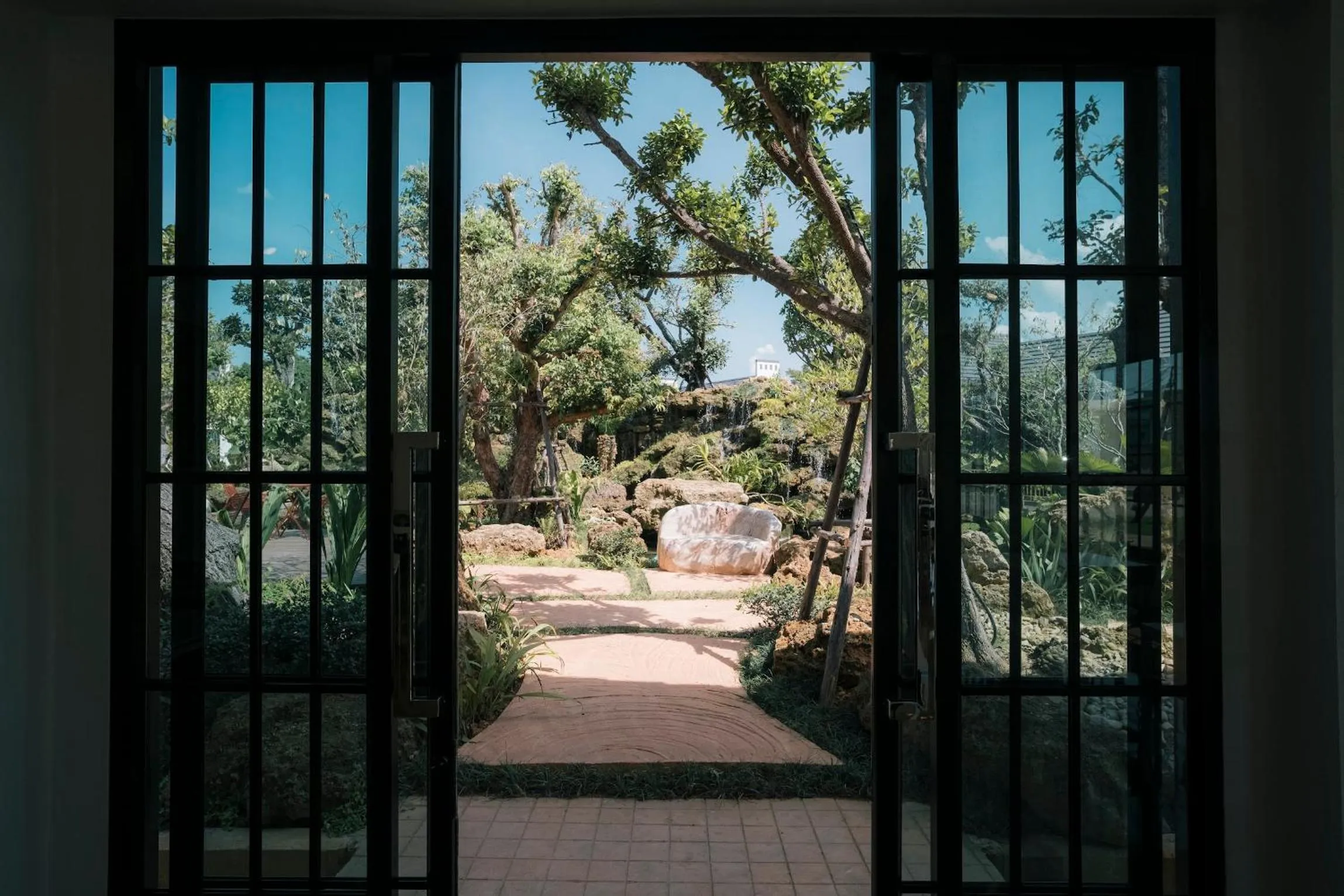 Garden view in Chor Grande Resort