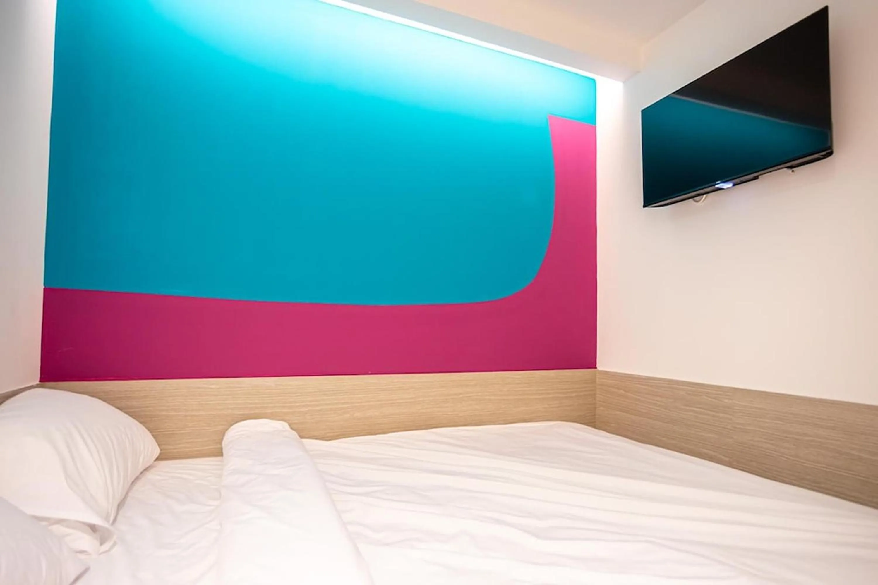 Bed in L MINITEL at Night Bazaar Chiangmai