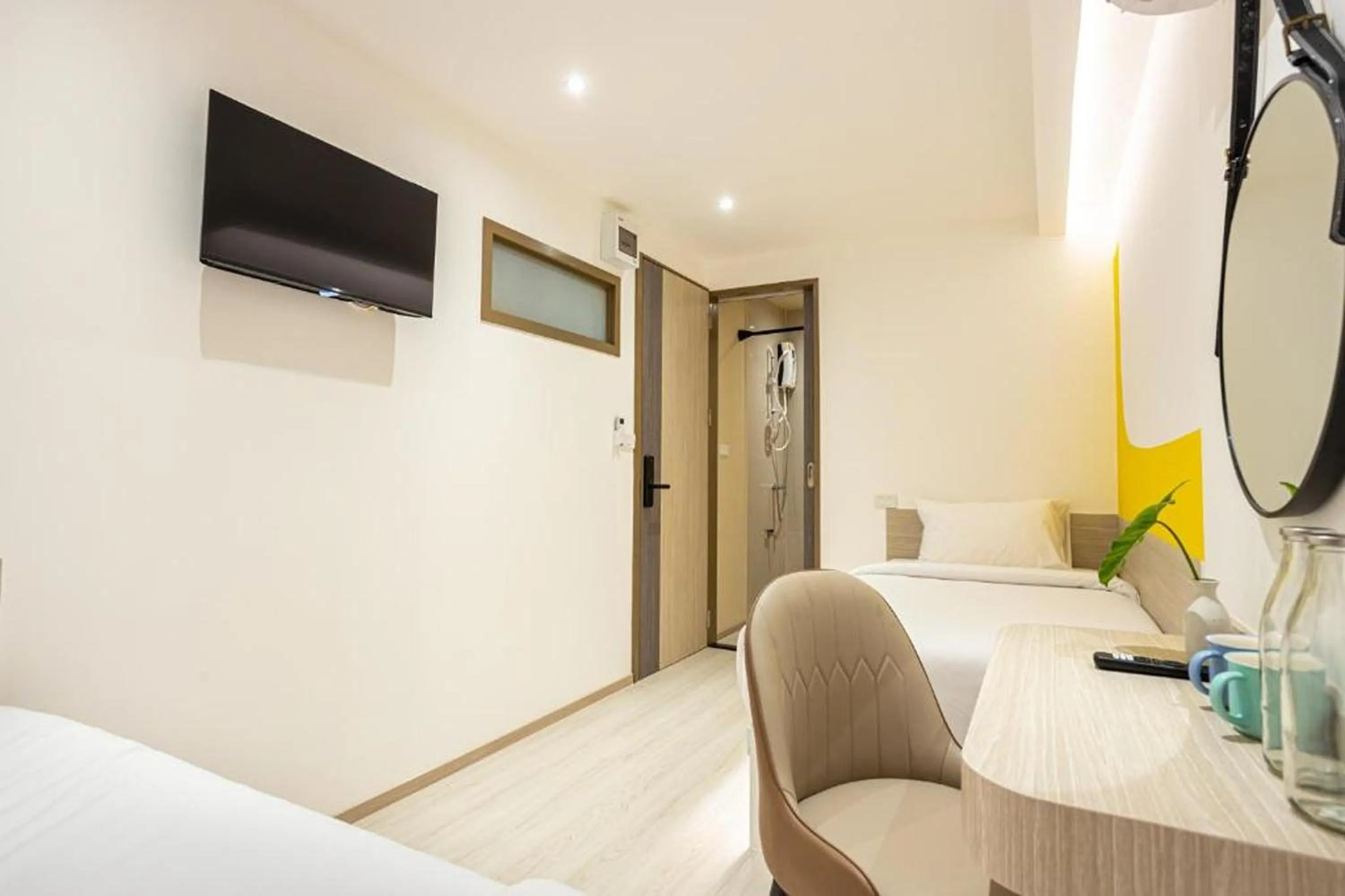 Bed in L MINITEL at Night Bazaar Chiangmai