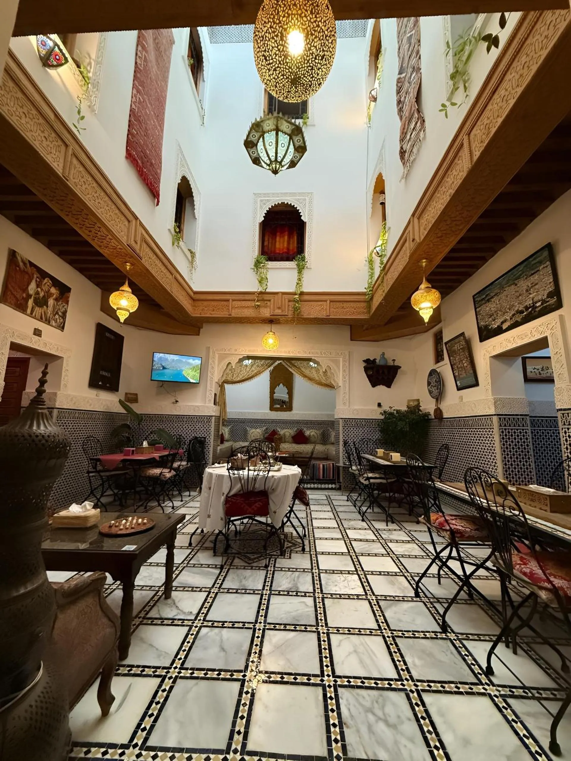TV and multimedia in Riad Tafoukt Palace