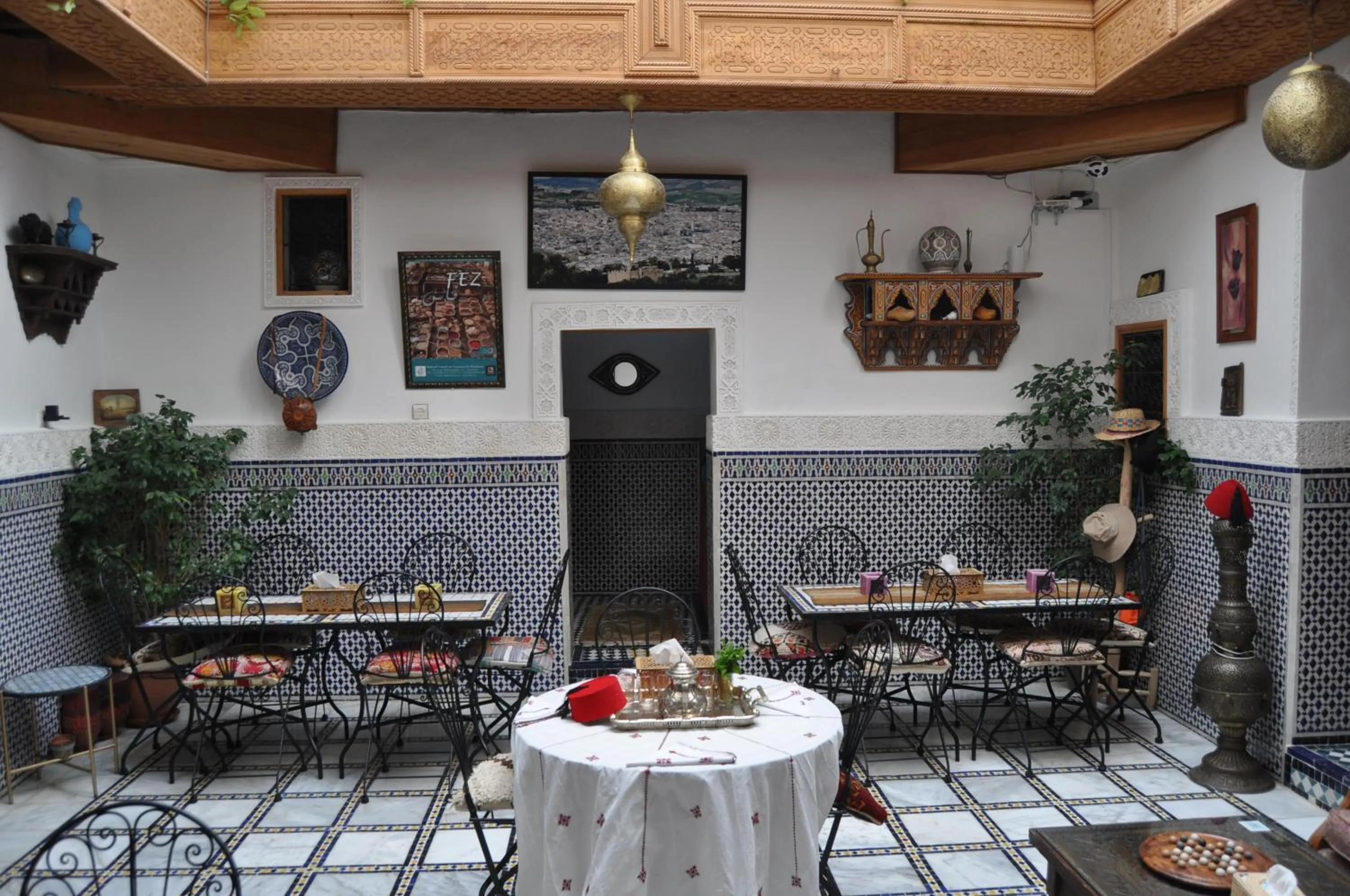 Restaurant/places to eat in Riad Tafoukt Palace