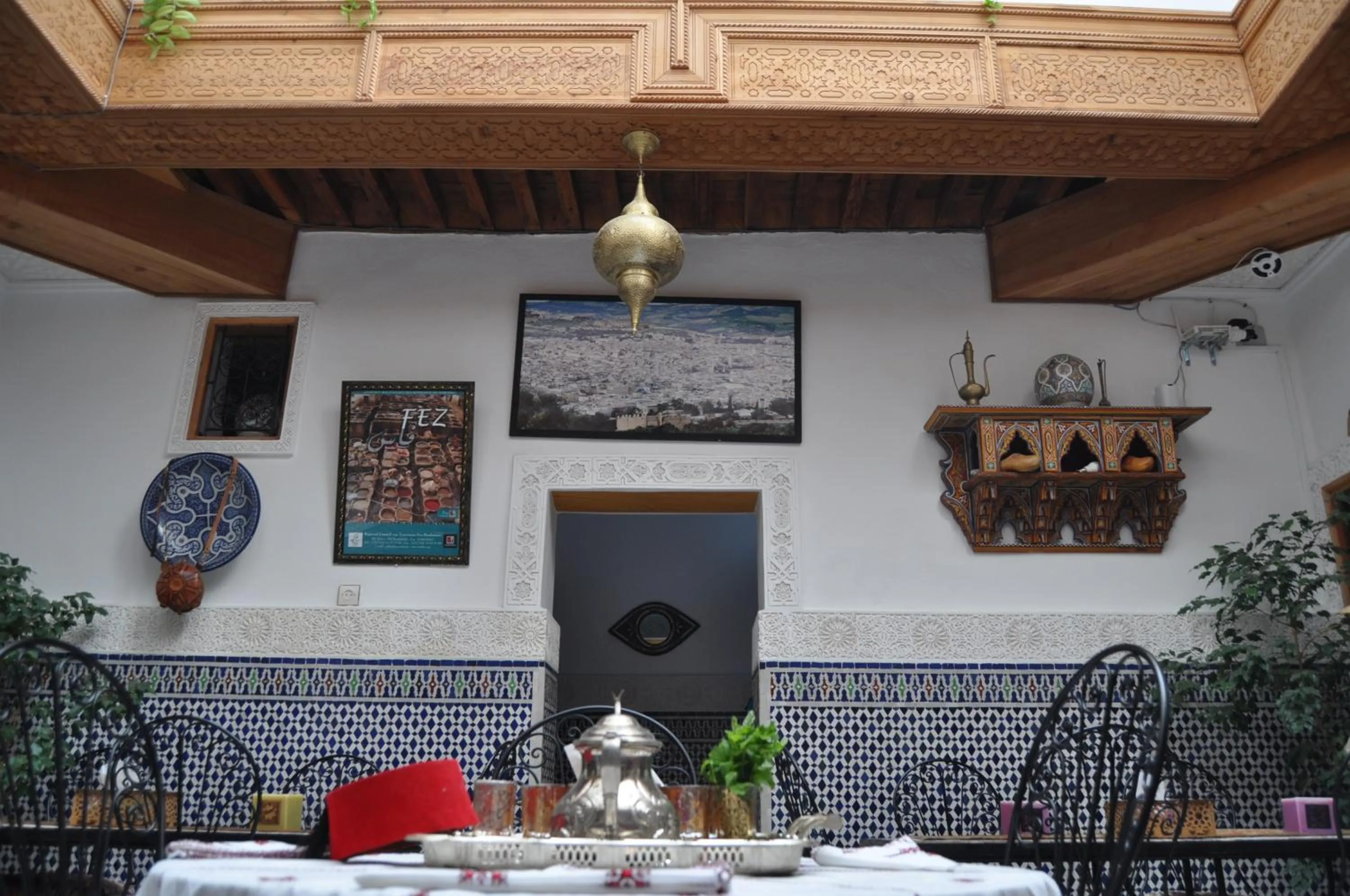 Restaurant/places to eat in Riad Tafoukt Palace