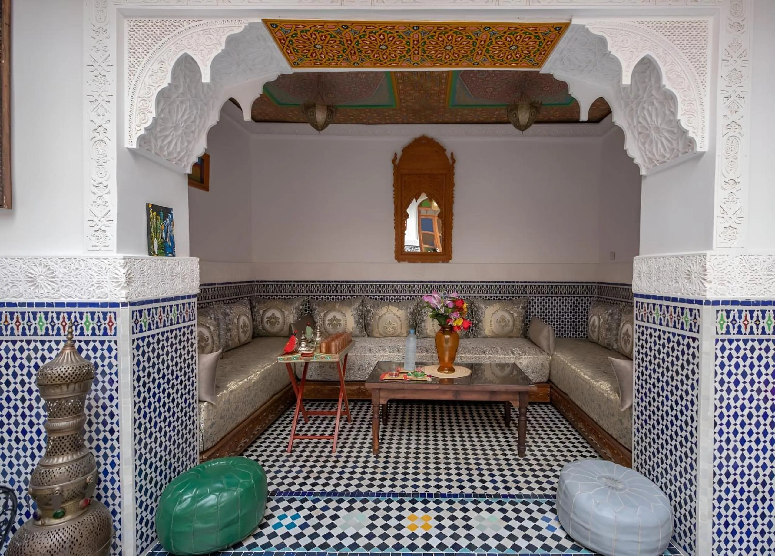 Living room in Riad Tafoukt Palace