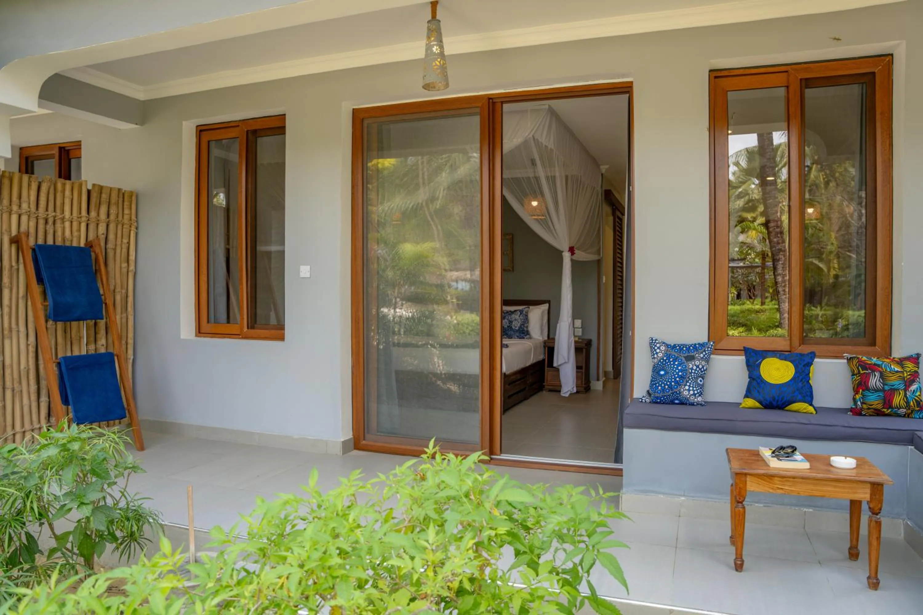 Patio in Michamvi Sunset Bay