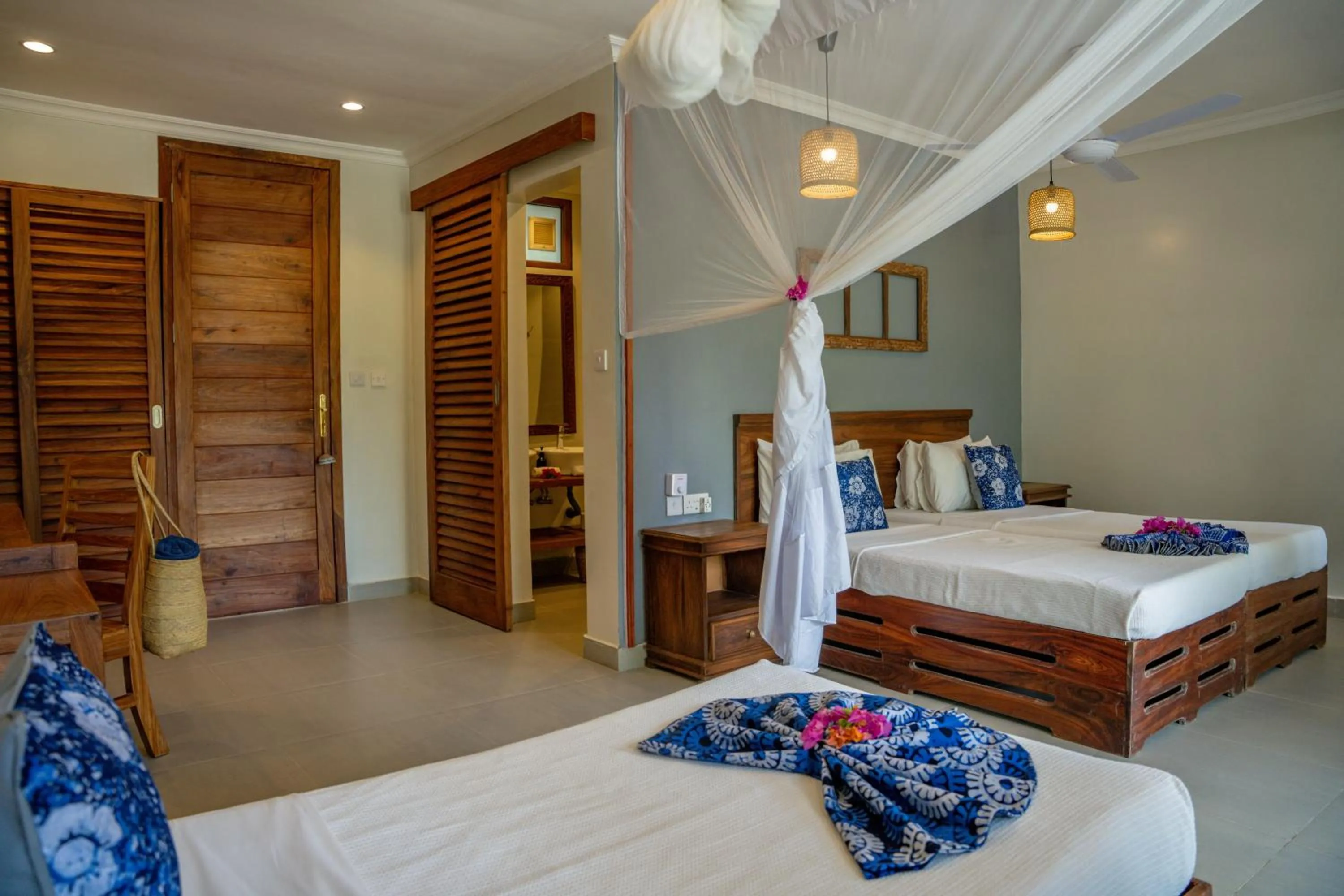 Bed in Michamvi Sunset Bay