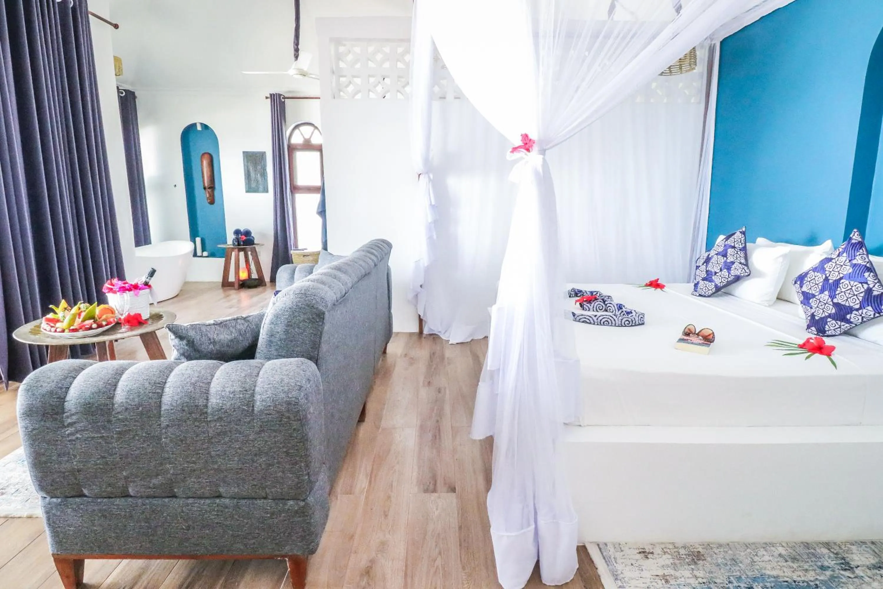 Bed in Michamvi Sunset Bay