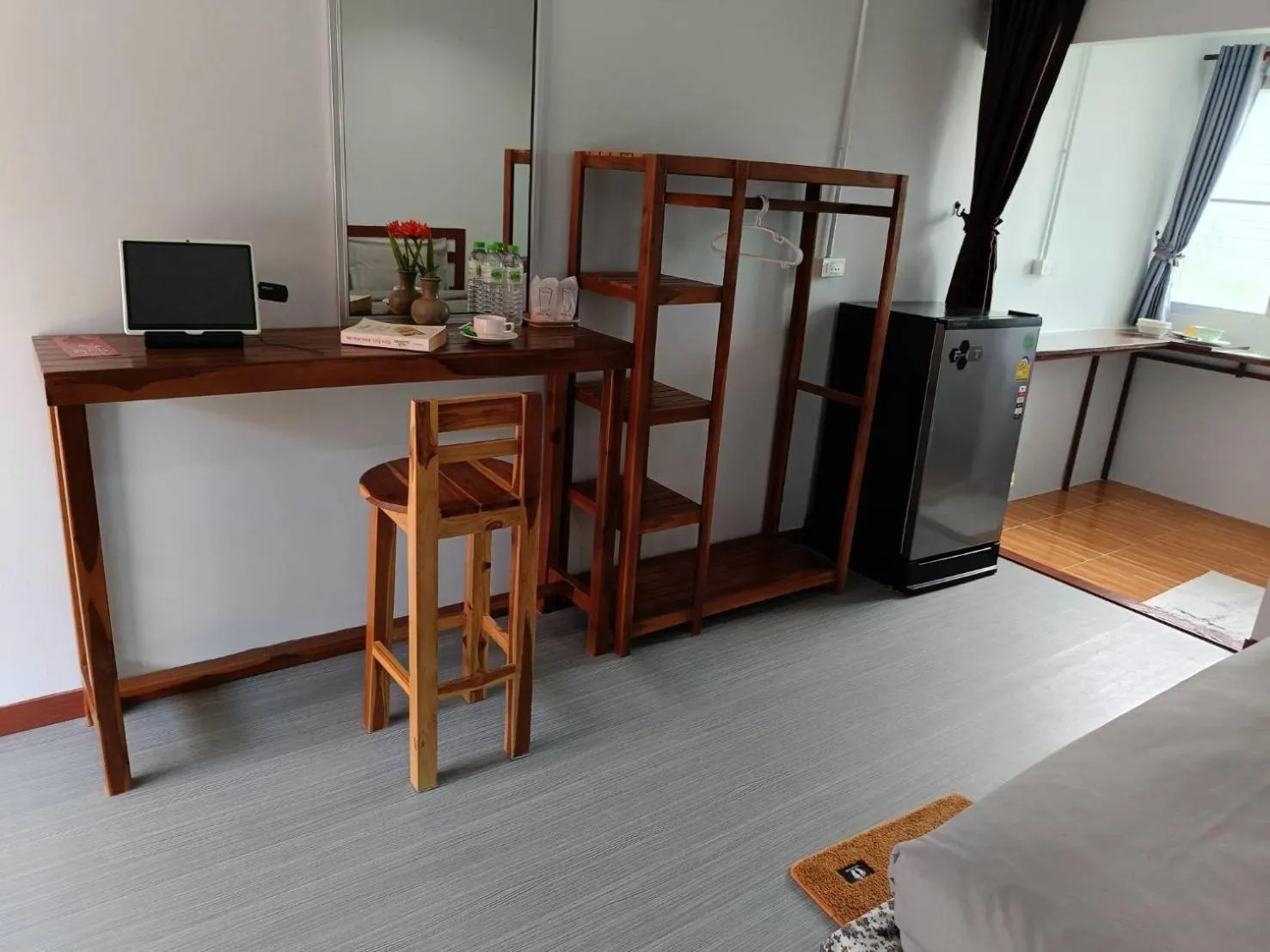 Bed in Lovely Paradise Phangan Hotel