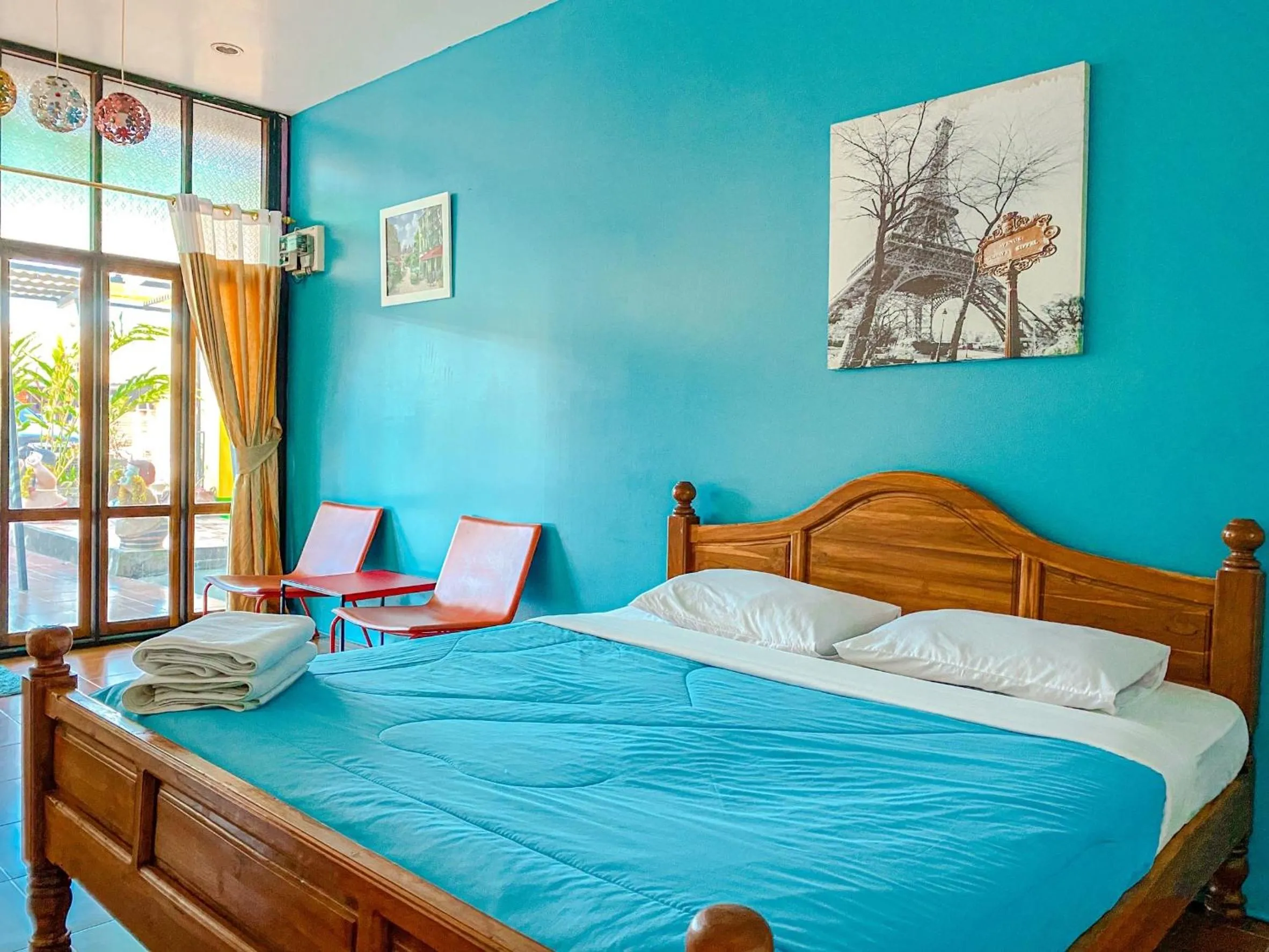 Bedroom, Bed in บ้านพักสิริ มุกดาหาร (Baan Siri Mukdahan)