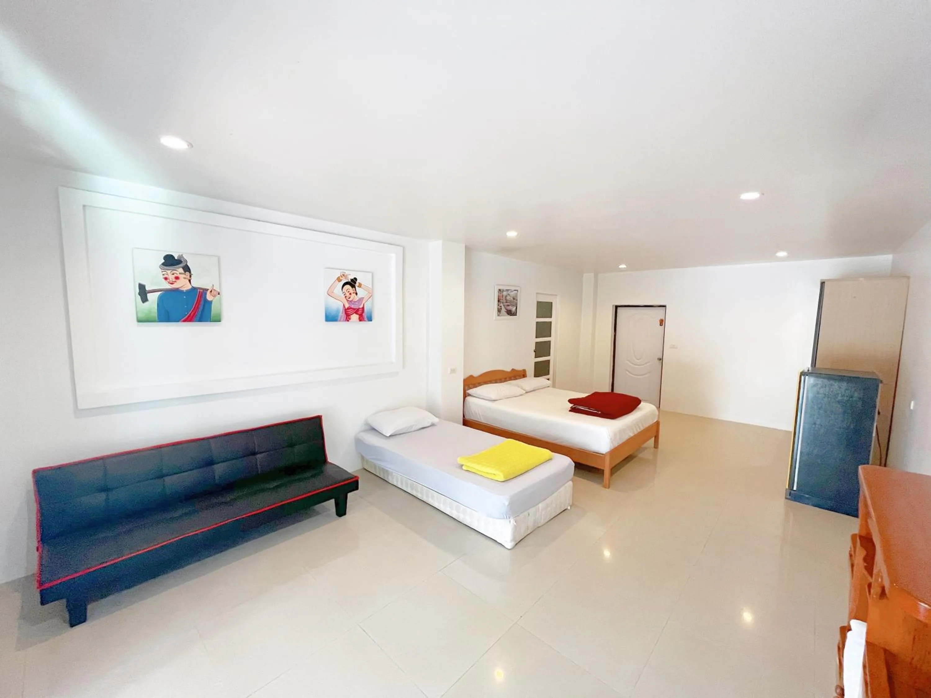 Bedroom, Bed in บ้านพักสิริ มุกดาหาร (Baan Siri Mukdahan)