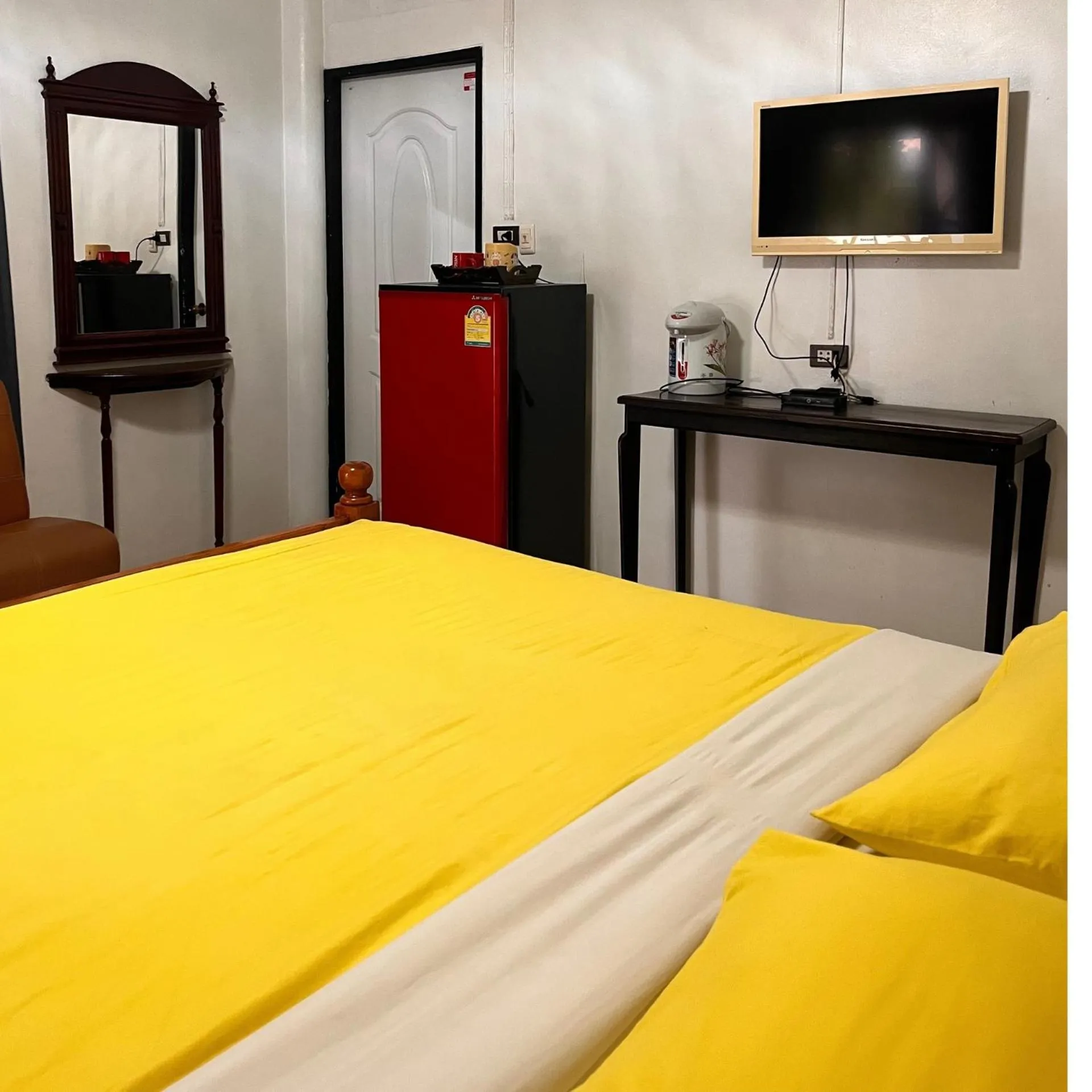 Bed in บ้านพักสิริ มุกดาหาร (Baan Siri Mukdahan)